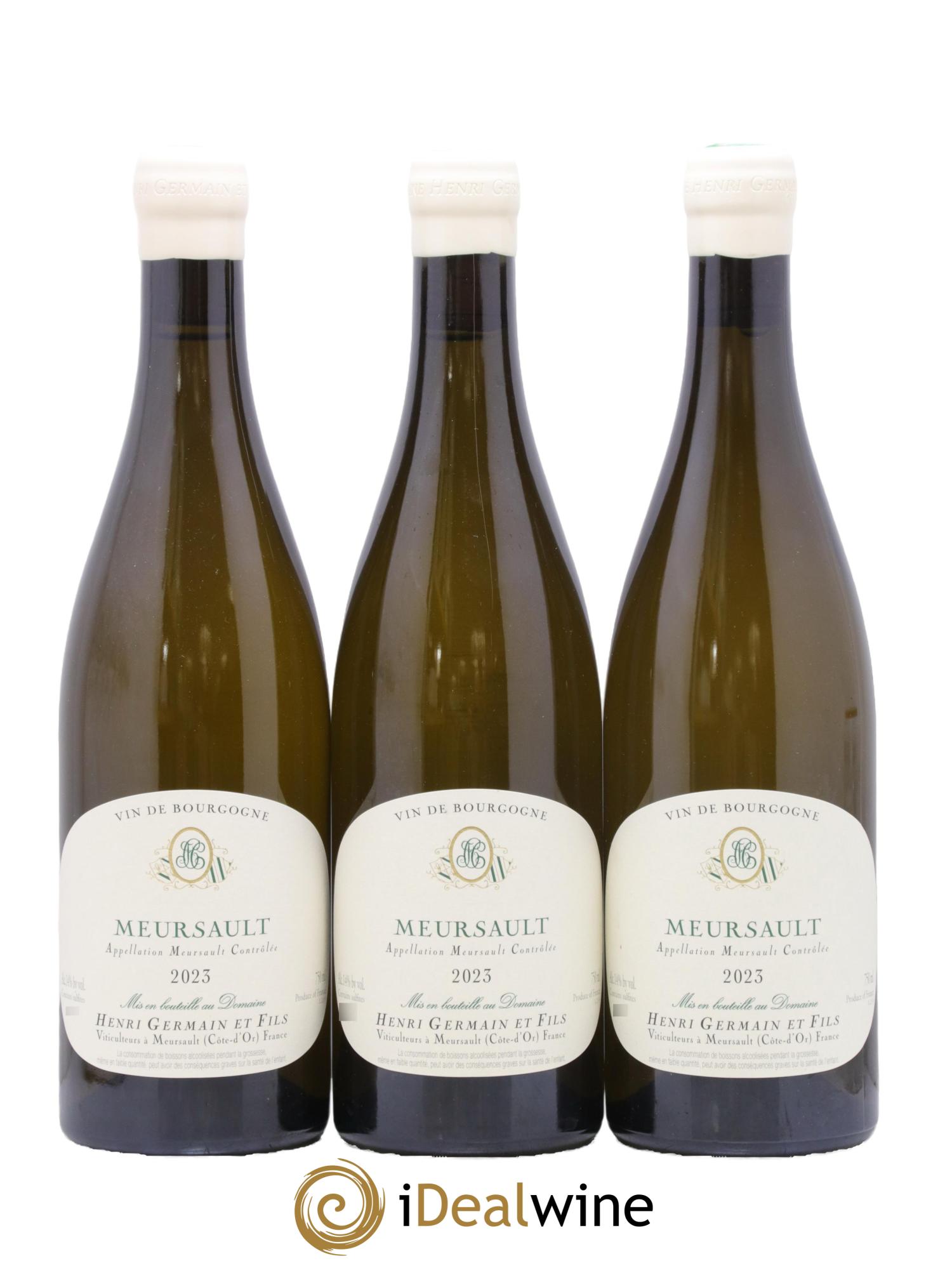 Meursault Henri Germain 2023 - Posten von 3 Flaschen - 0