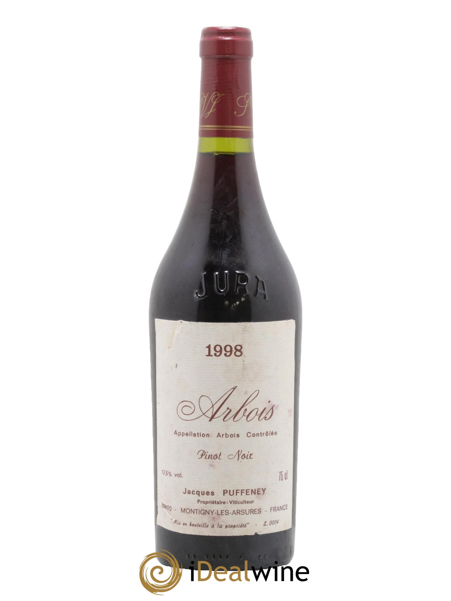 Arbois Pinot Noir Jacques Puffeney 1998 - Lotto di 1 bottiglia - 0
