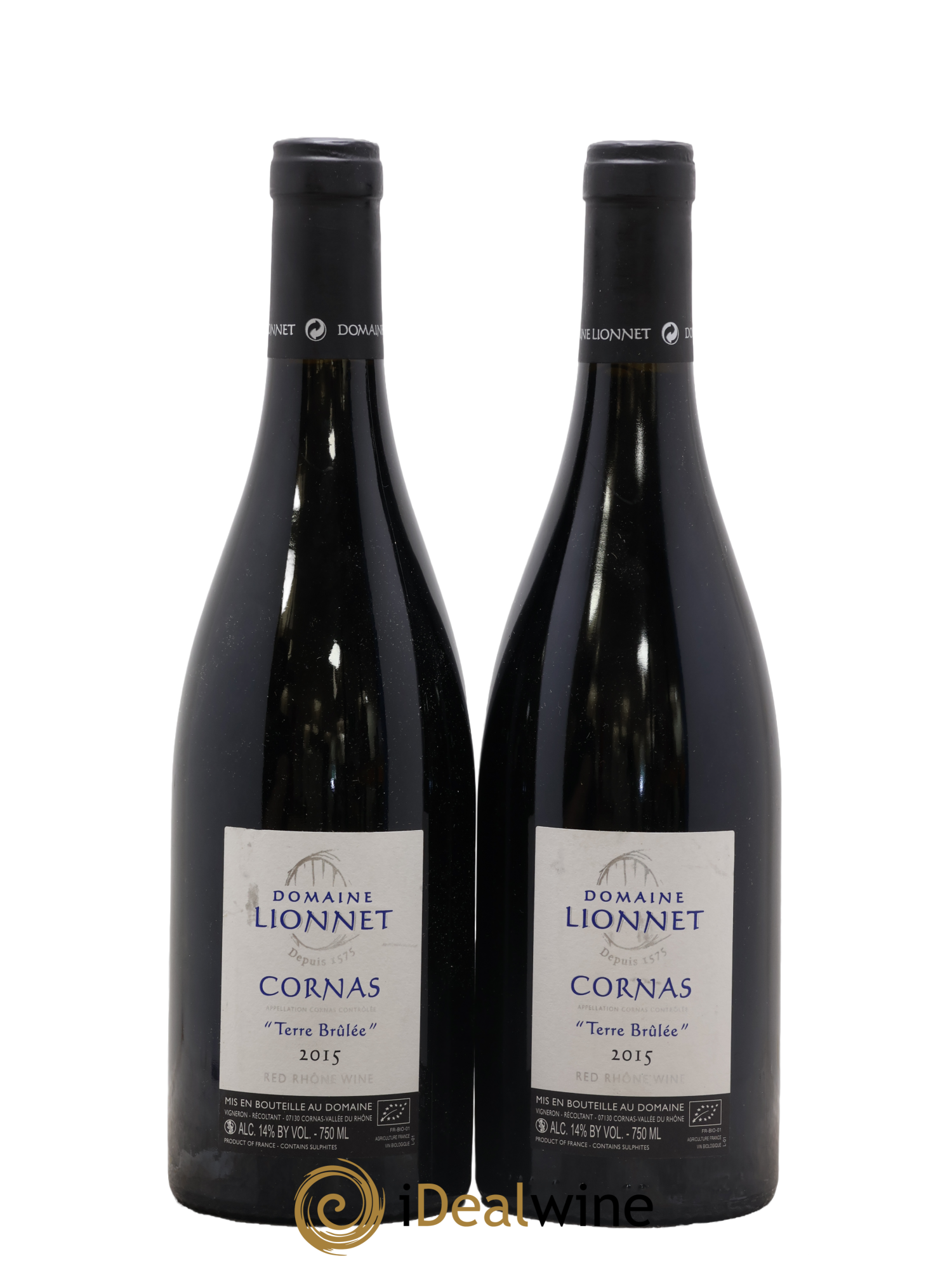 Cornas Terre Brulée Pierre Lionnet 2015 - Posten von 2 Flaschen - 0