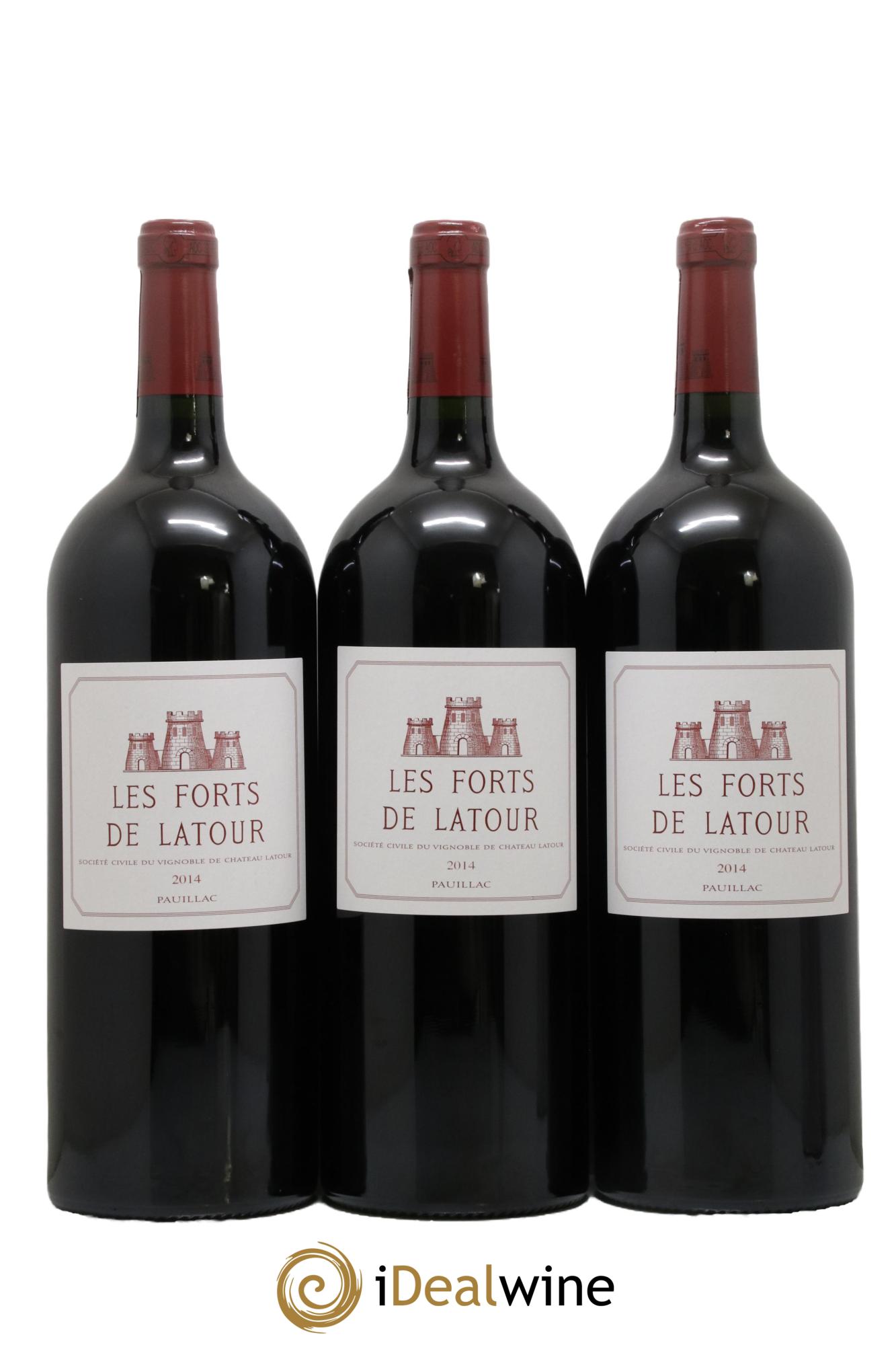 Les Forts de Latour Second Vin 2014 - Lot of 3 magnums - 0