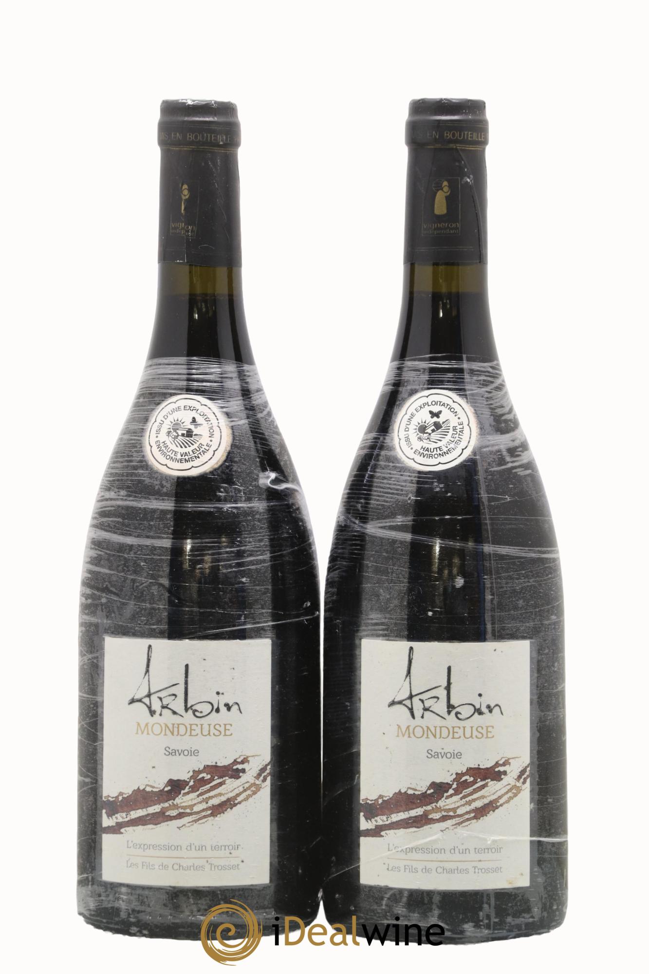 Vin de Savoie Arbin Mondeuse Prestige des Arpents Trosset 2018 - Lot de 2 bouteilles - 0