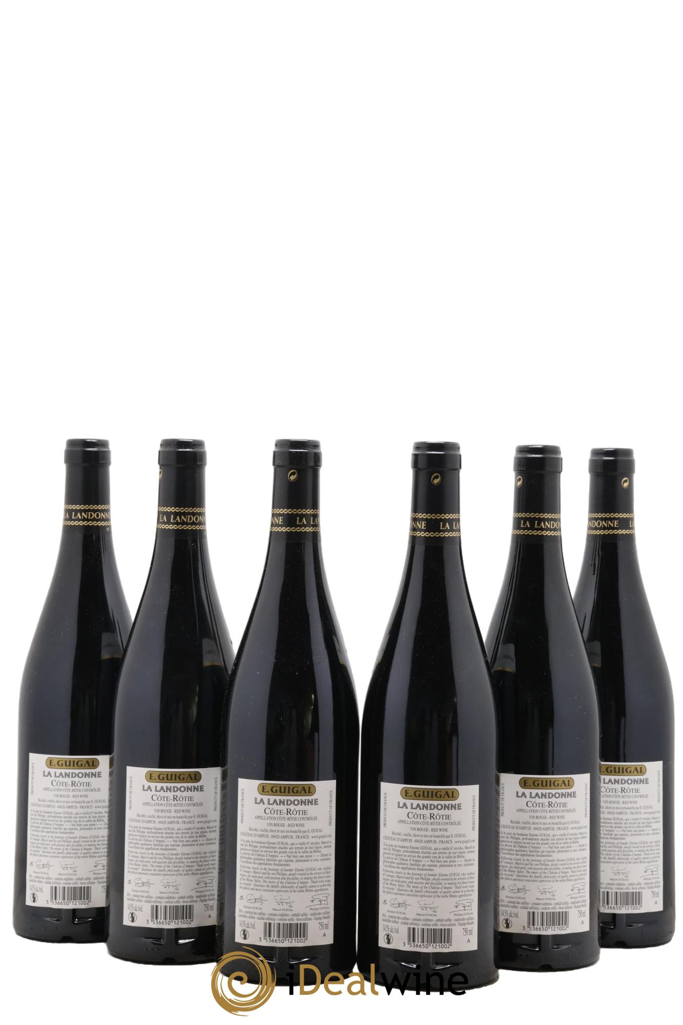 Côte-Rôtie La Landonne Guigal 2018 - Lot of 6 bottles - 1