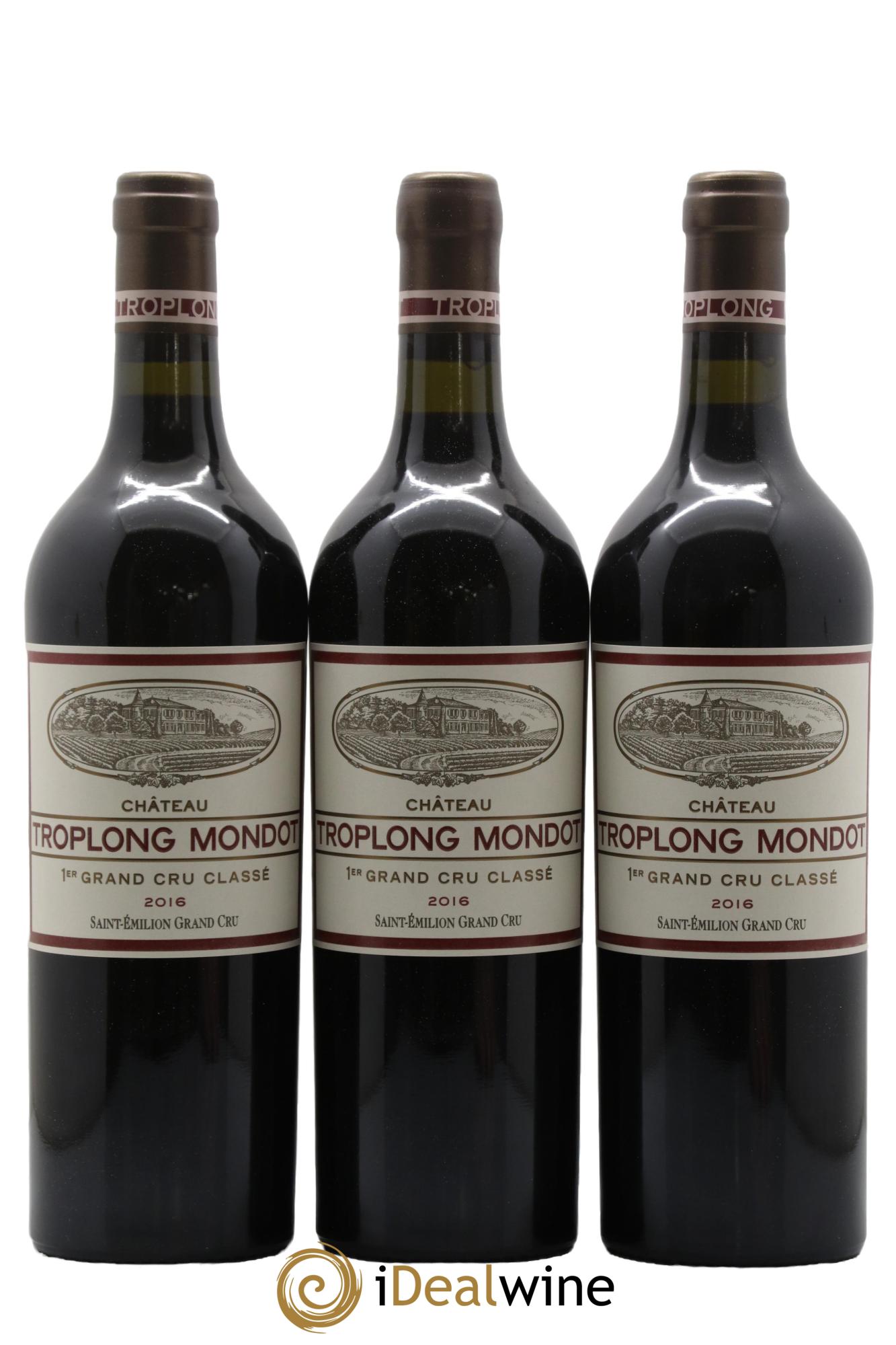 Château Troplong Mondot 1er Grand Cru Classé B 2016 - Lot de 6 bouteilles - 2