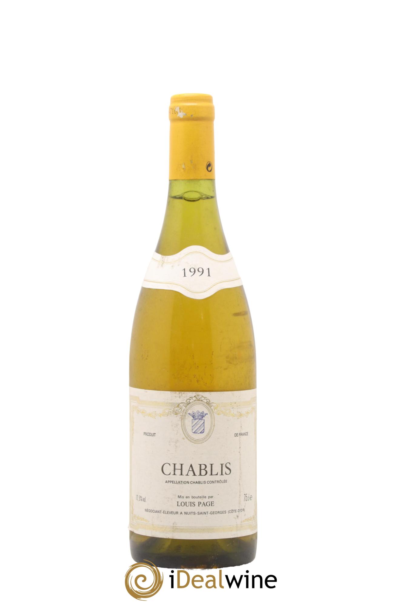 Chablis Louis Page 1991 - Lotto di 1 bottiglia - 0