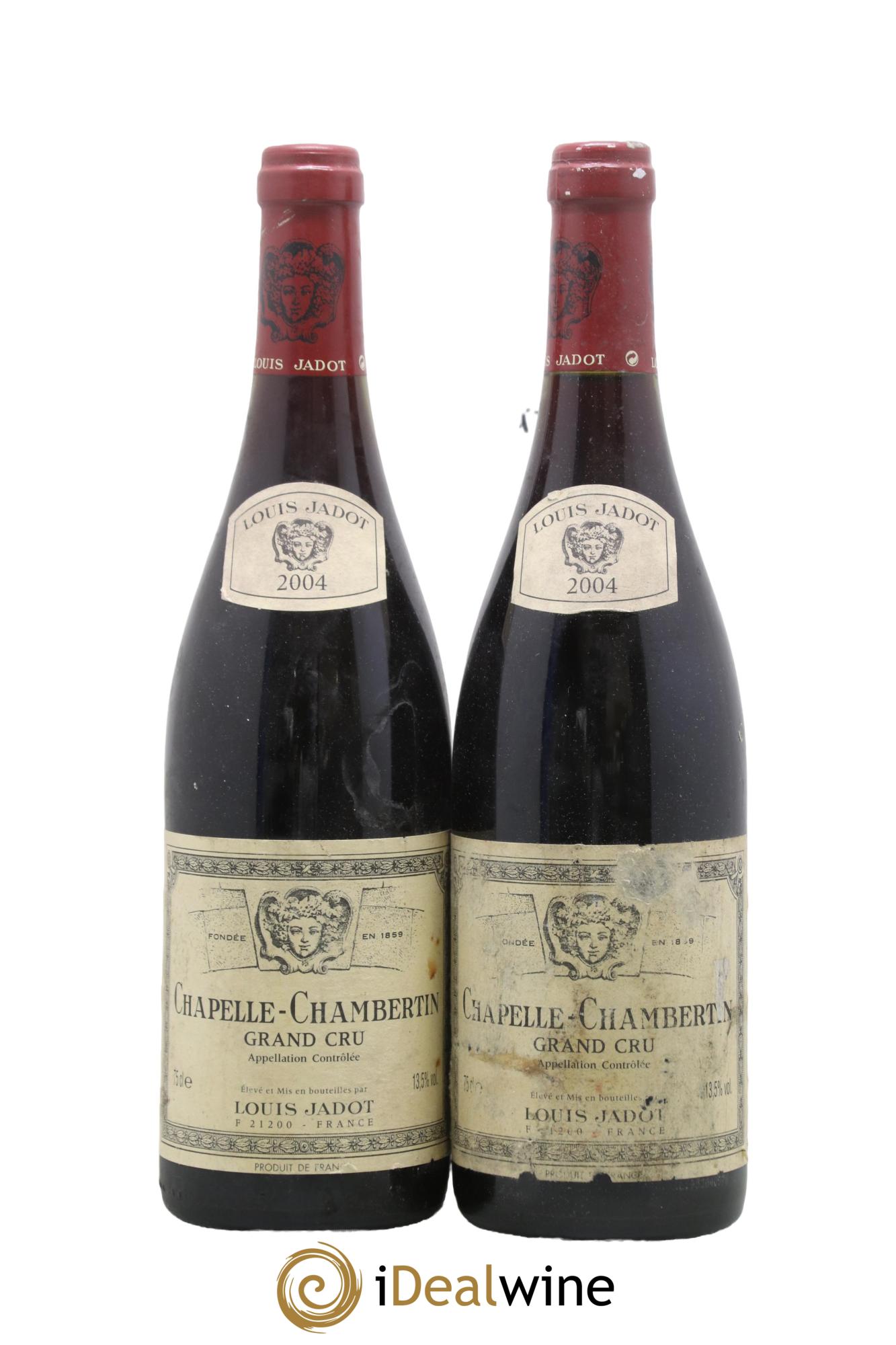 Chapelle-Chambertin Grand Cru Maison Louis Jadot 2004 - Lotto di 2 bottiglie - 0