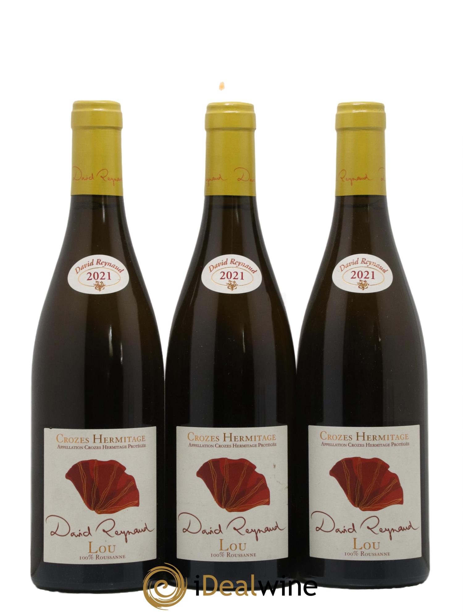 Crozes-Hermitage Lou Domaine David Reynaud 2021 - Lot de 3 bouteilles - 0