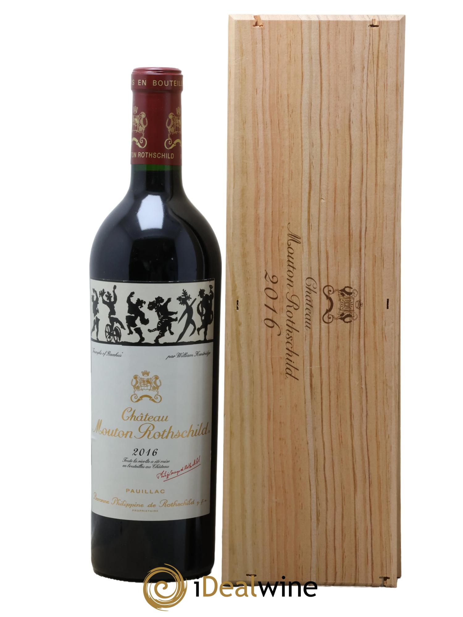 Château Mouton Rothschild 1er Grand Cru Classé 2016 - Posten von 1 Flasche - 1