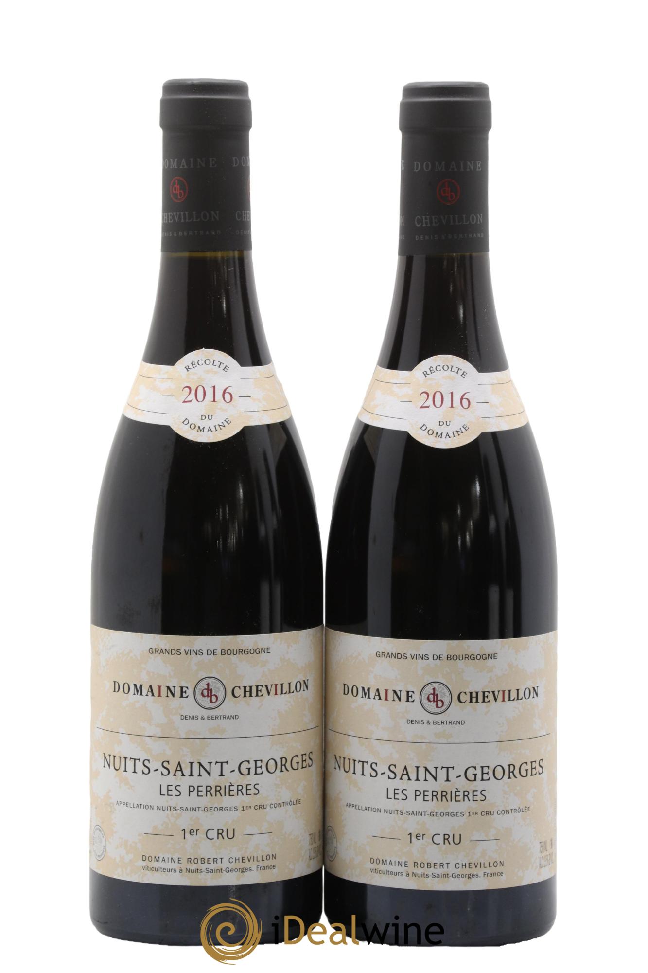 Nuits-Saint-Georges 1er Cru Les Perrières Robert Chevillon 2016 - Lot de 2 bouteilles - 0