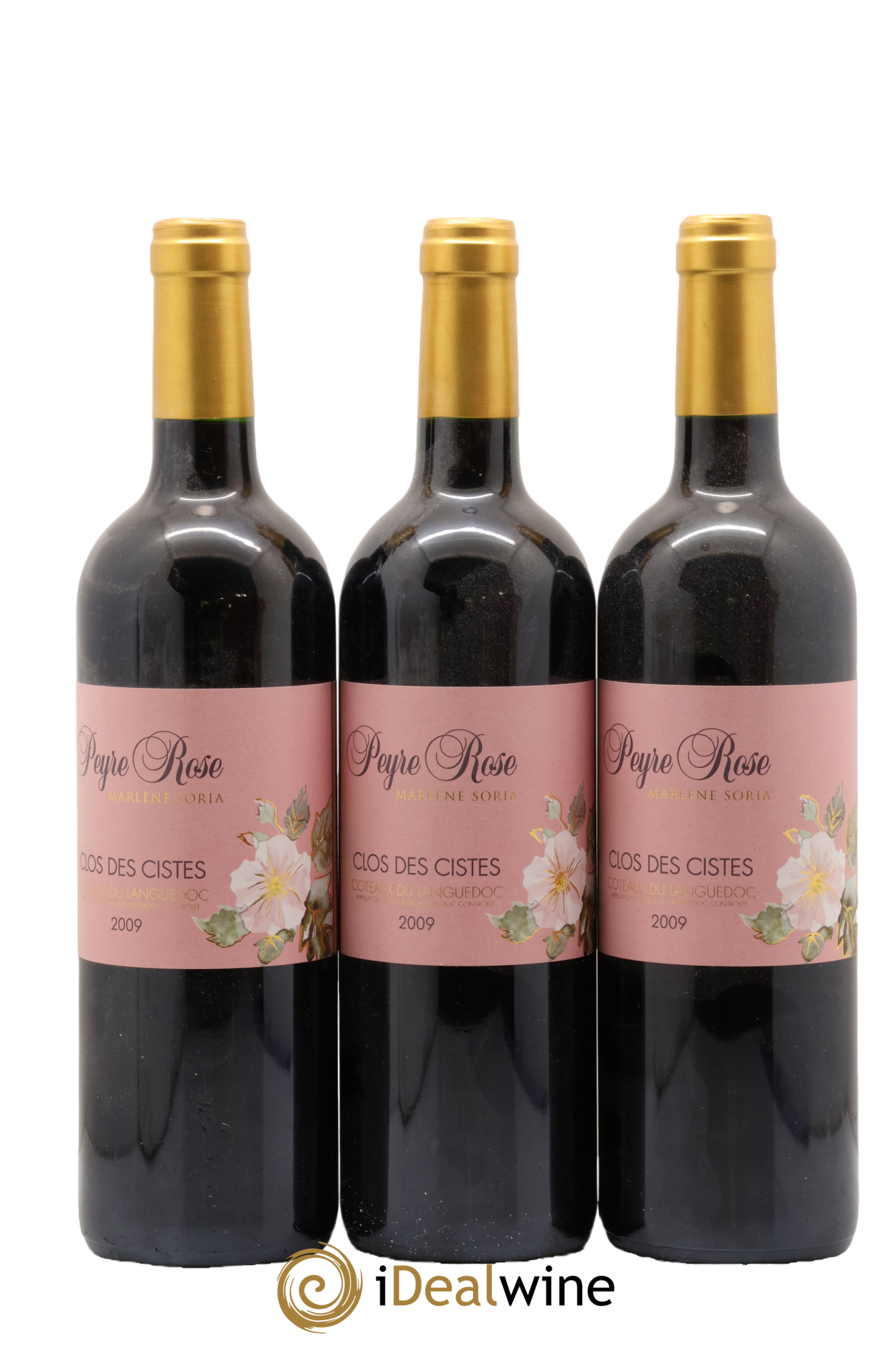 Vin de France (anciennement Coteaux du Languedoc) Domaine Peyre Rose Les Cistes Marlène Soria 2009 - Lot of 3 bottles - 0