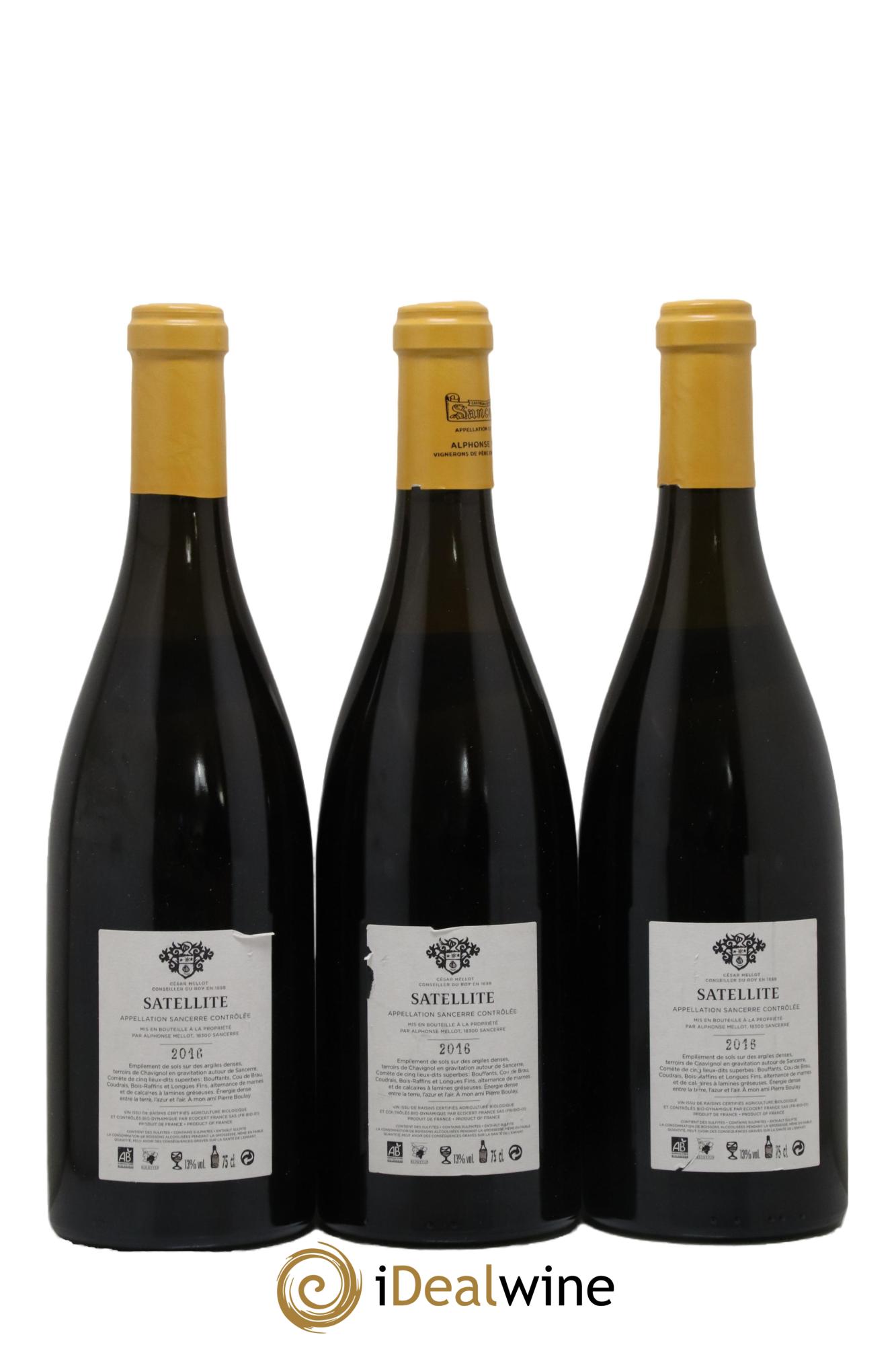Sancerre Satellite Alphonse Mellot 2016 - Lot de 3 bouteilles - 1