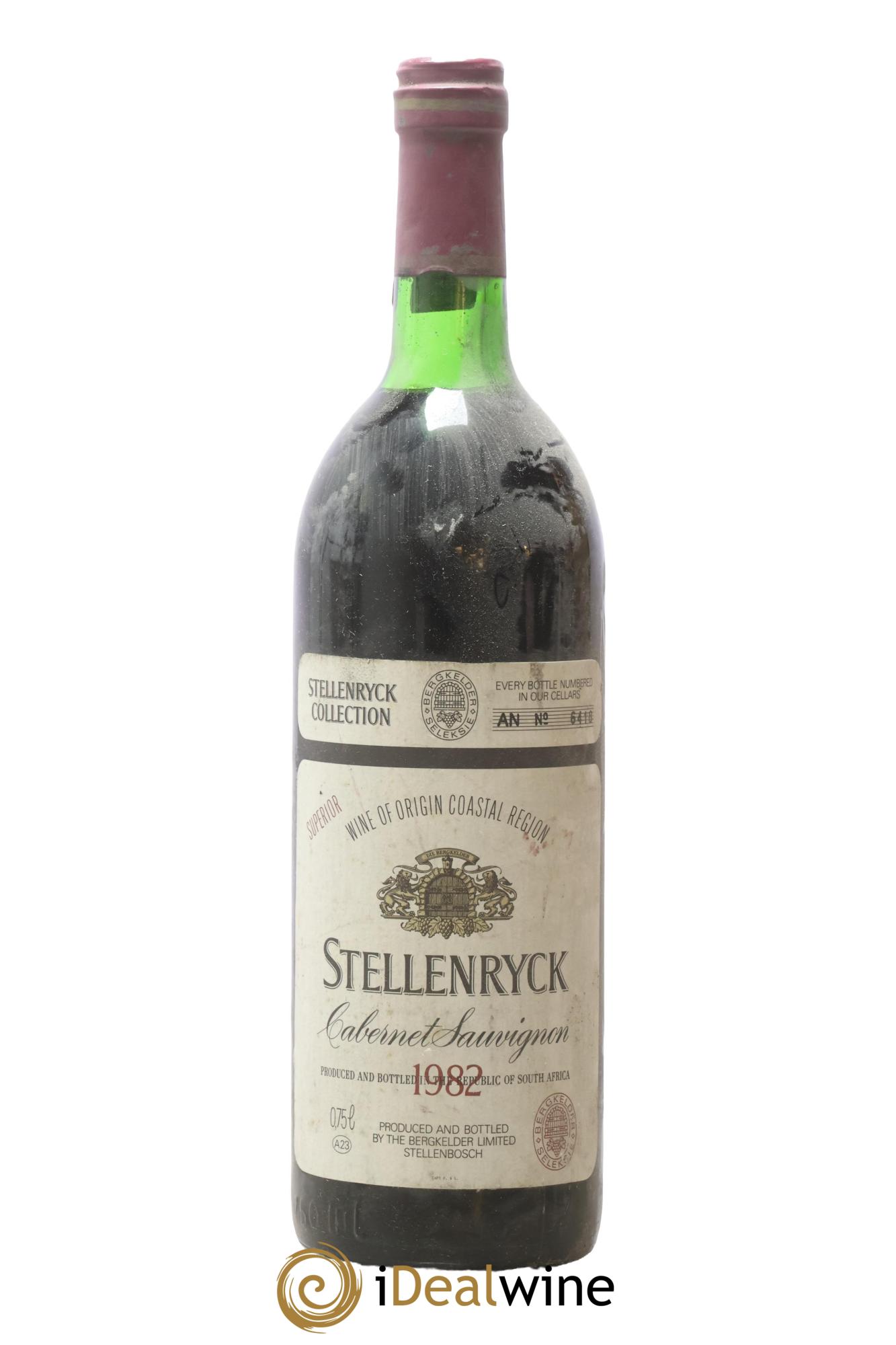 Afrique du Sud Stellenbosch Cabernet Sauvignon Stellenryck 1982 - Lotto di 1 bottiglia - 0
