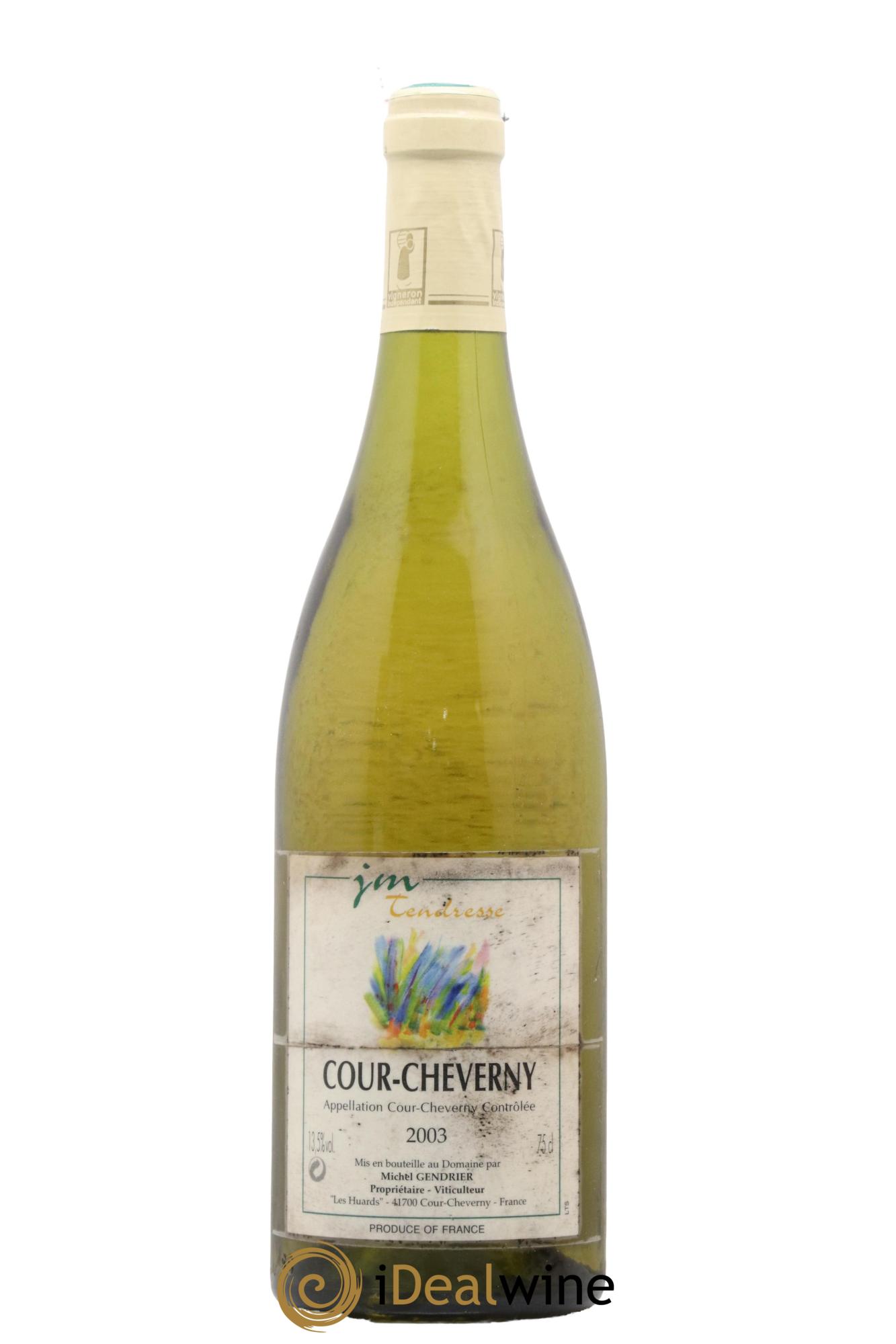 Cour-Cheverny Tendresse Michel Gendrier 2003 - Lot de 1 bouteille - 0