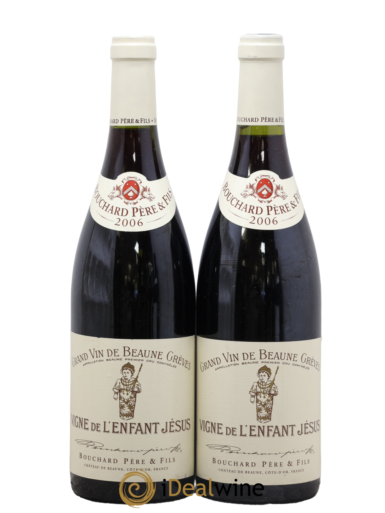 Beaune 1er Cru Grèves - Vigne de l'Enfant Jésus Bouchard Père & Fils 2006 - Lot de 2 bouteilles - 0
