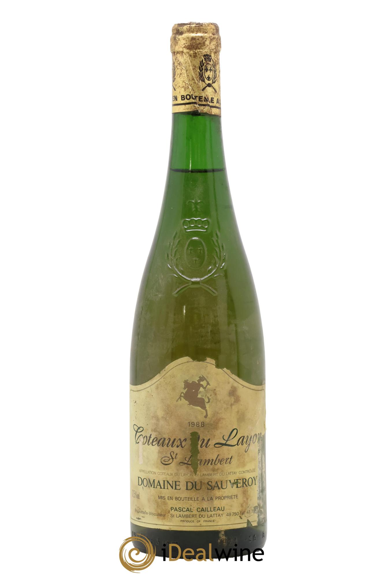 Coteaux du Layon Saveroy 1988 - Lot de 1 bouteille - 0