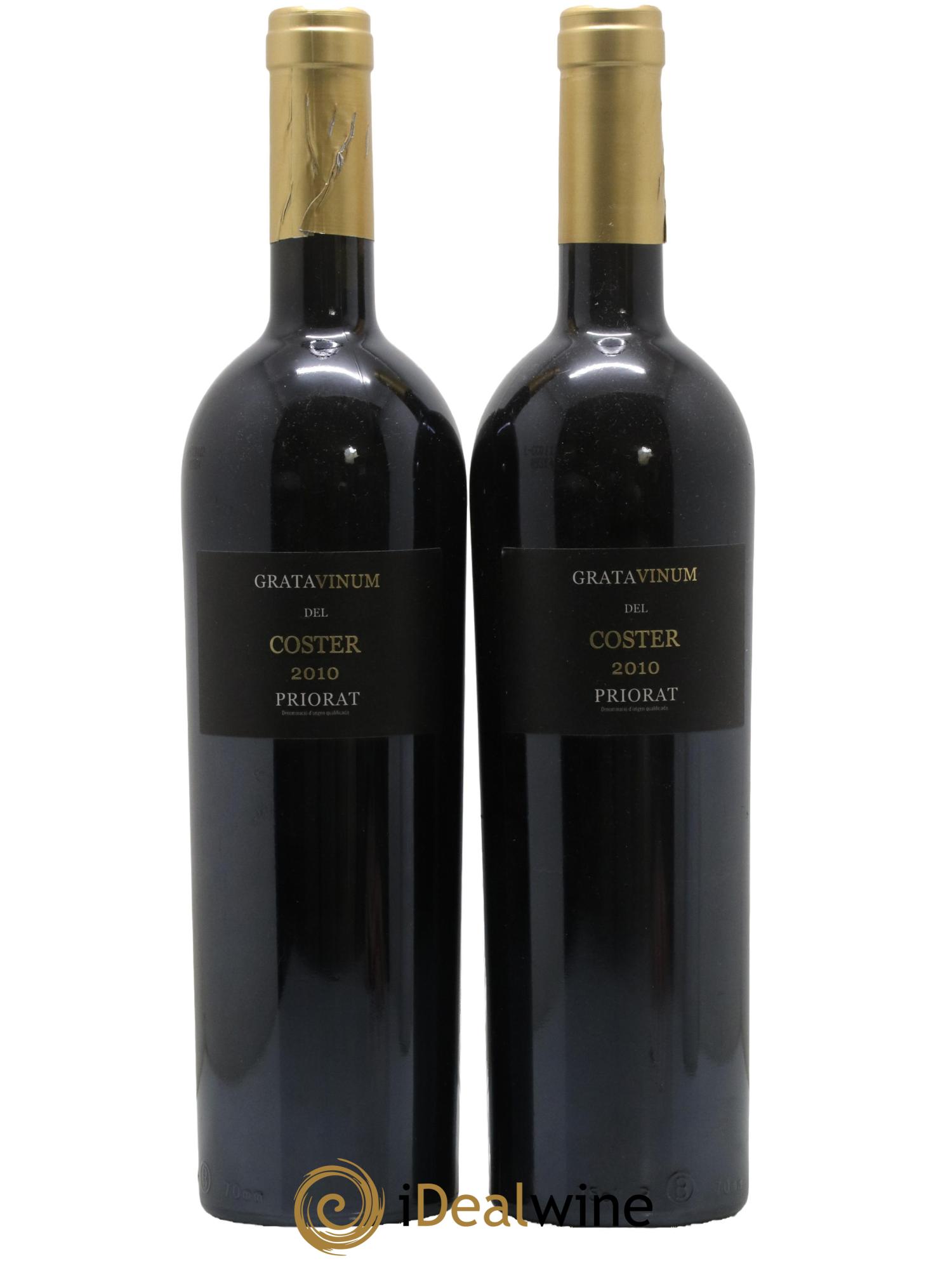 Priorat DOCA Grata Vinum Del Coster 2010 - Lot de 2 bouteilles - 0
