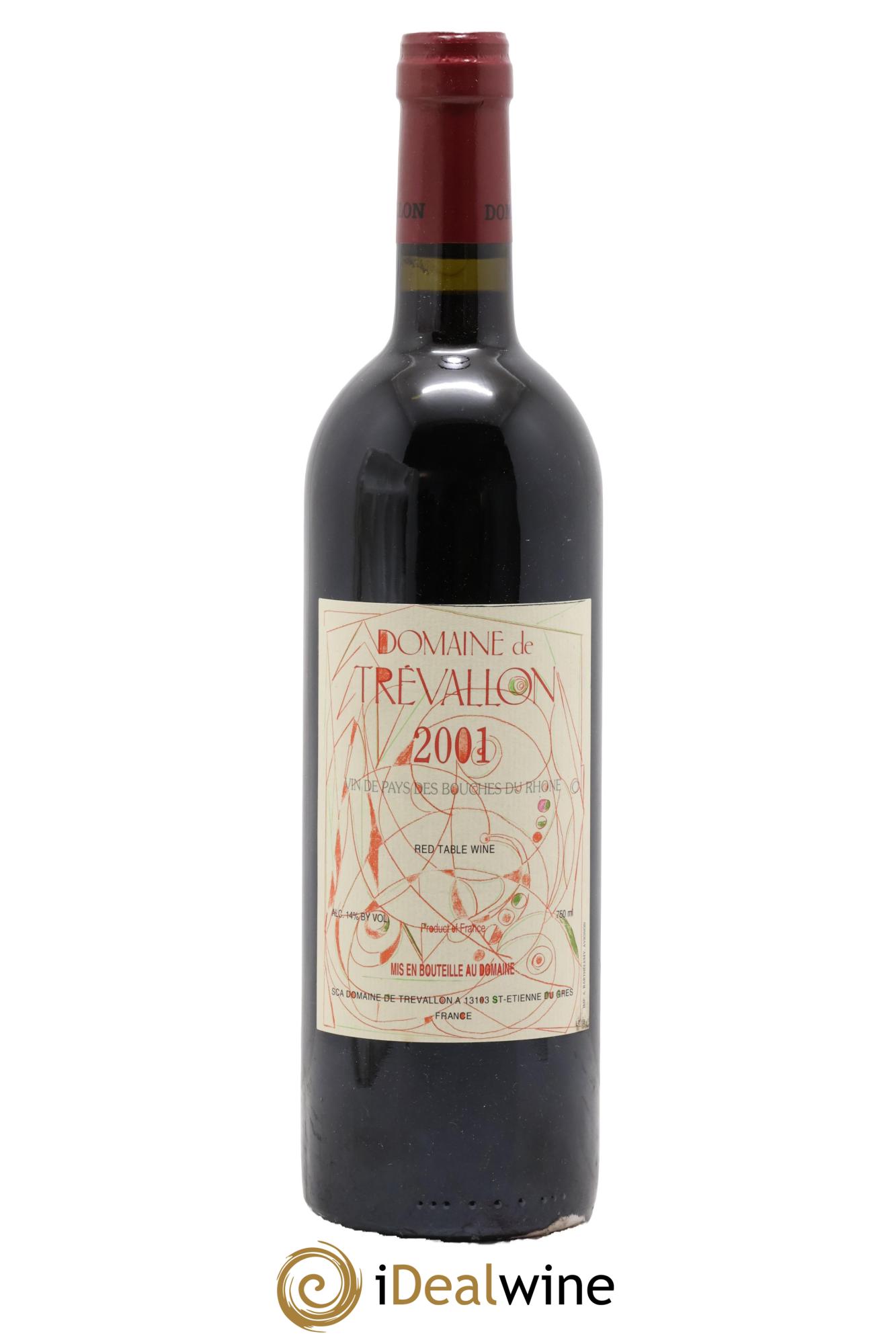 VDP Bouches du Rhône Trévallon (Domaine de) Eloi Dürrbach 2001 - Posten von 1 Flasche - 0