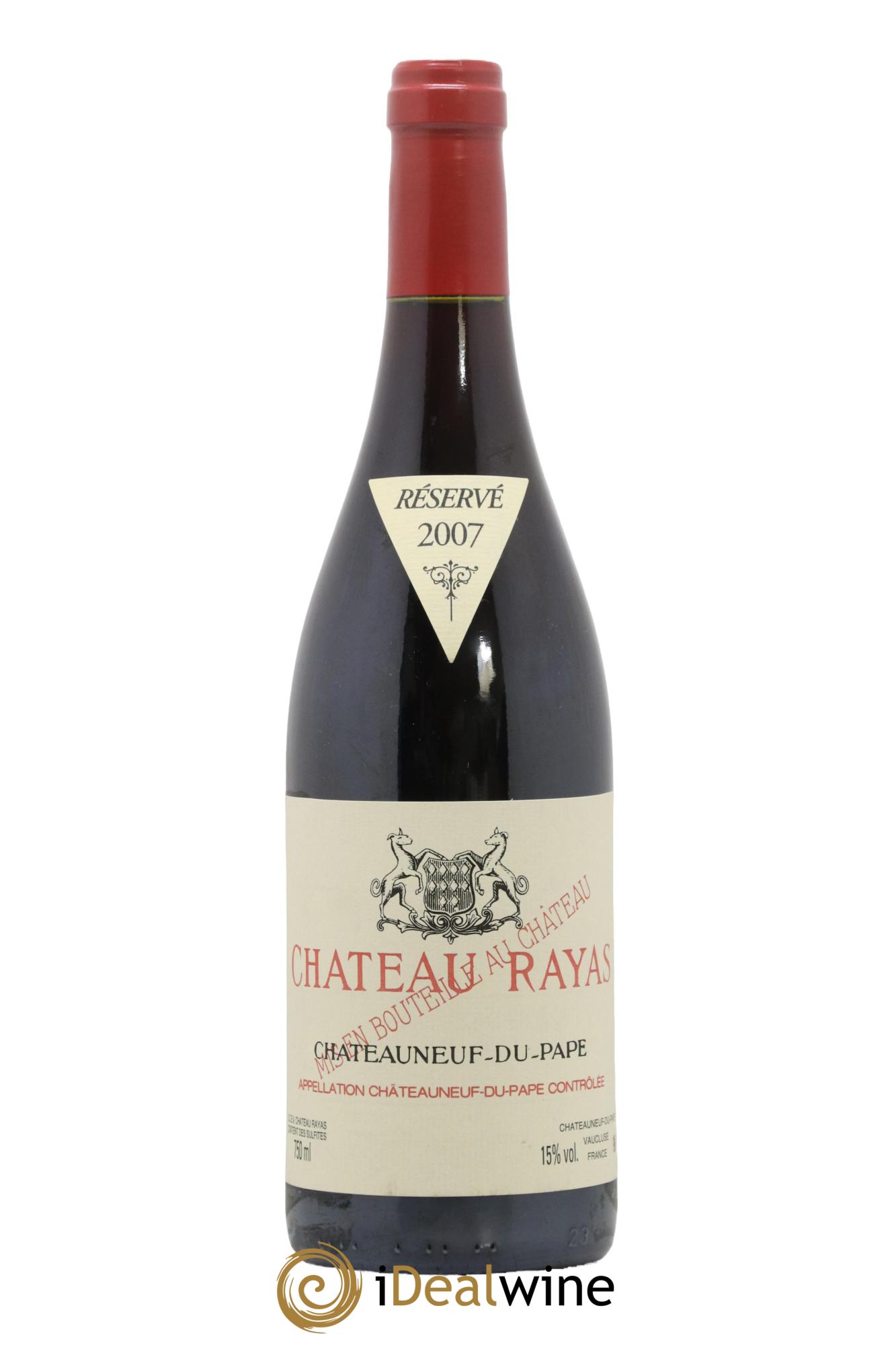 Châteauneuf-du-Pape Château Rayas Emmanuel Reynaud 2007 - Lot de 1 bouteille - 0