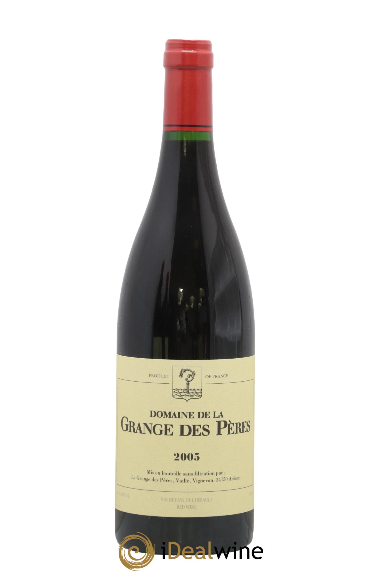 IGP Pays d'Hérault Grange des Pères Laurent Vaillé 2005 - Lot of 1 bottle - 0