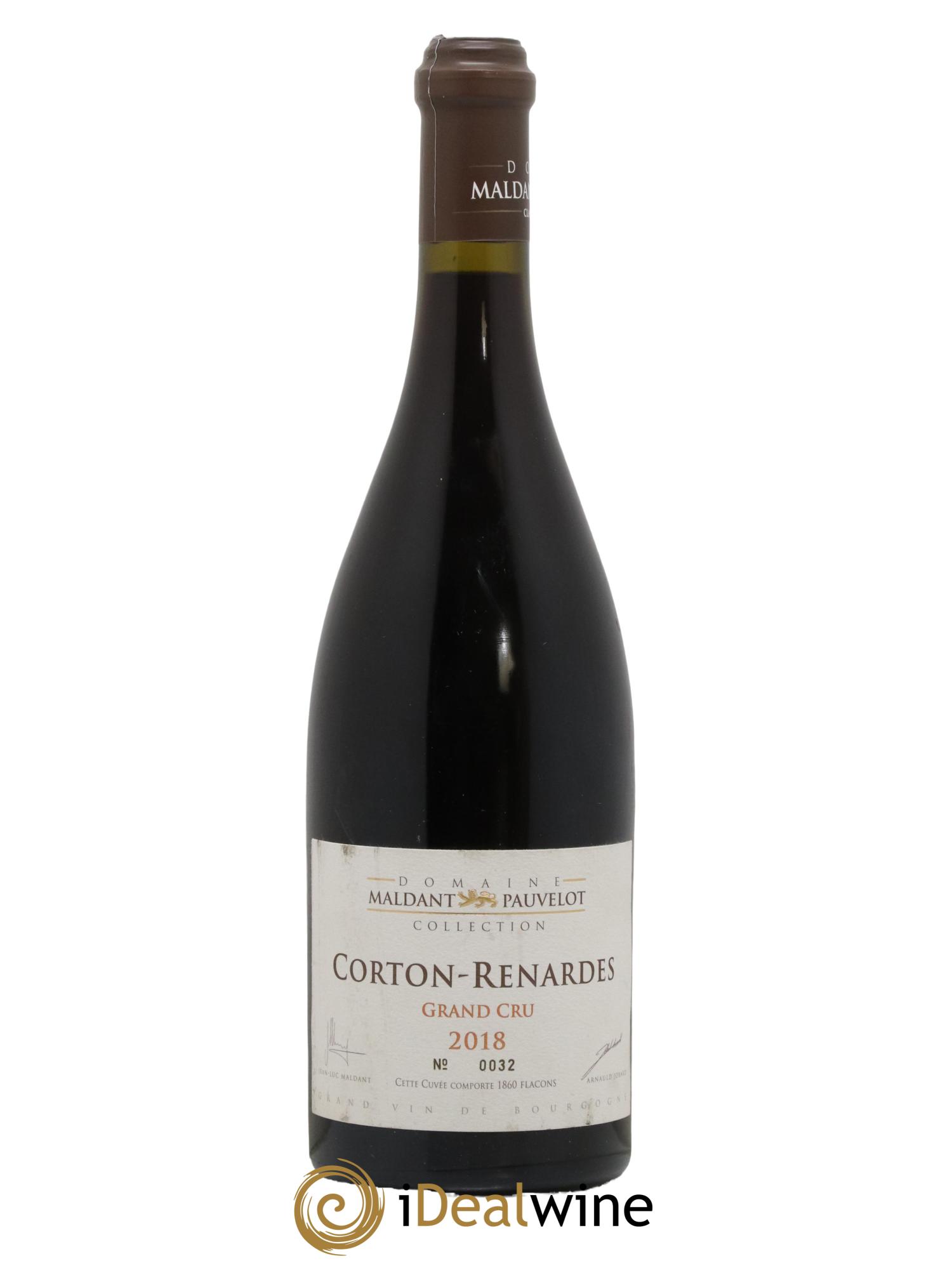 Corton Grand Cru Renardes Domaine Maldant Pauvelot 2018 - Lot de 1 bouteille - 0