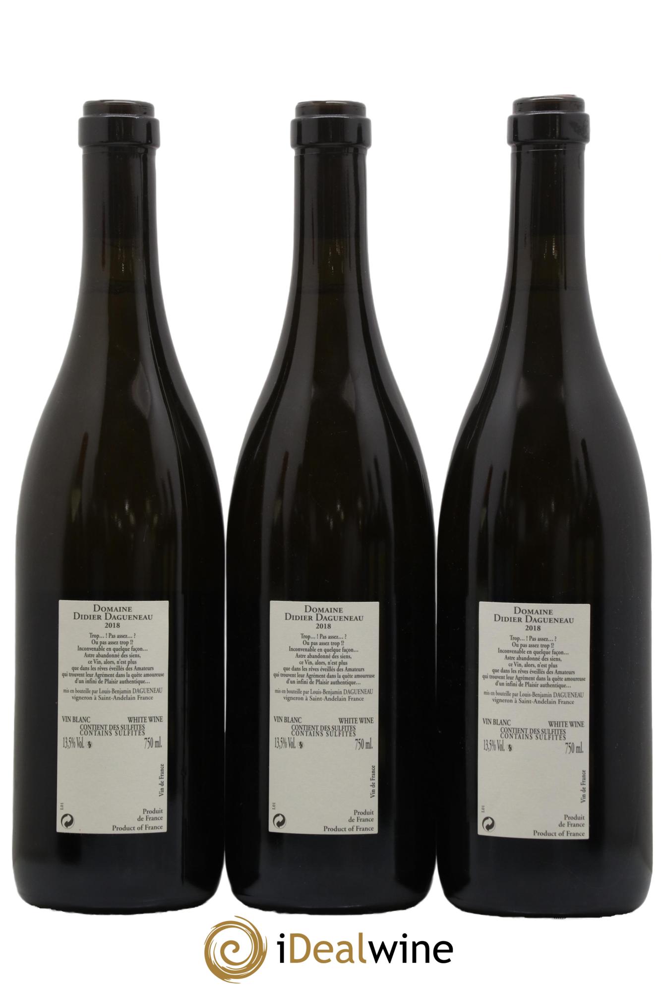 Pouilly-Fumé Buisson Renard Dagueneau (Domaine Didier - Louis-Benjamin)  2018 - Lot of 3 bottles - 1