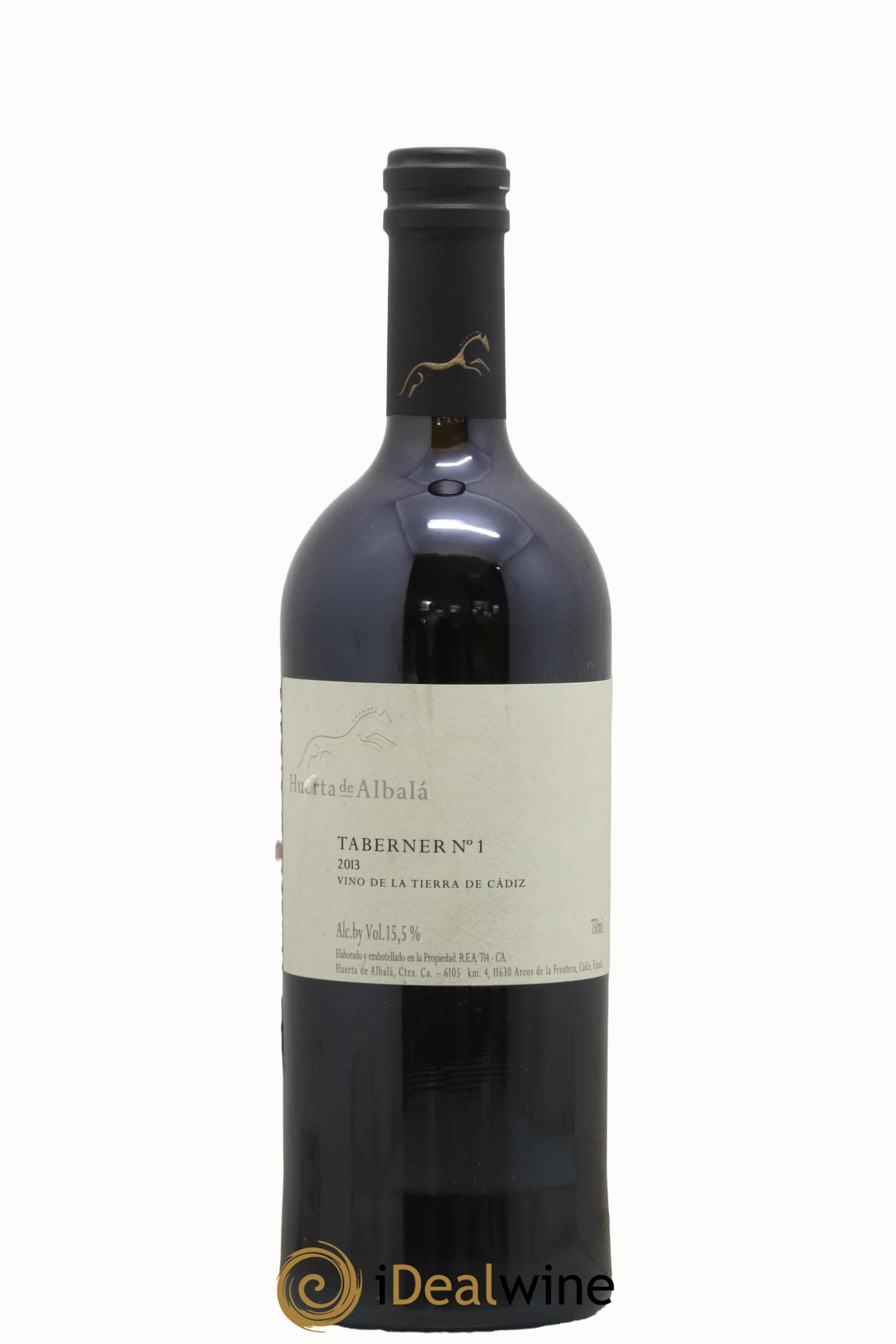 Espagne Vino de la Tierra de Cadiz Taberner n°1 Huerta de Albala 2013 - Lot de 1 bouteille - 0