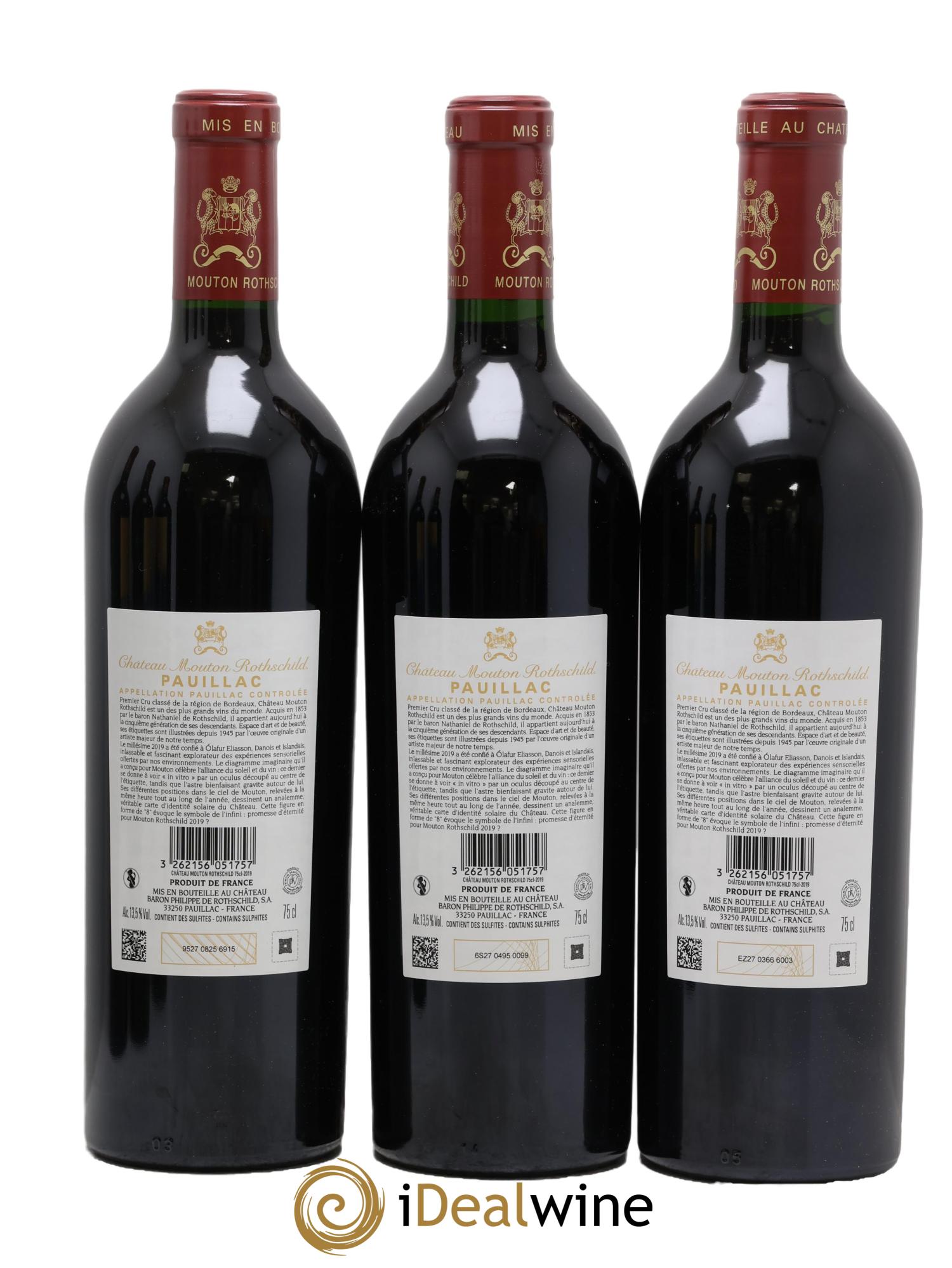 Château Mouton Rothschild 1er Grand Cru Classé 2019 - Lot of 6 bottles - 2
