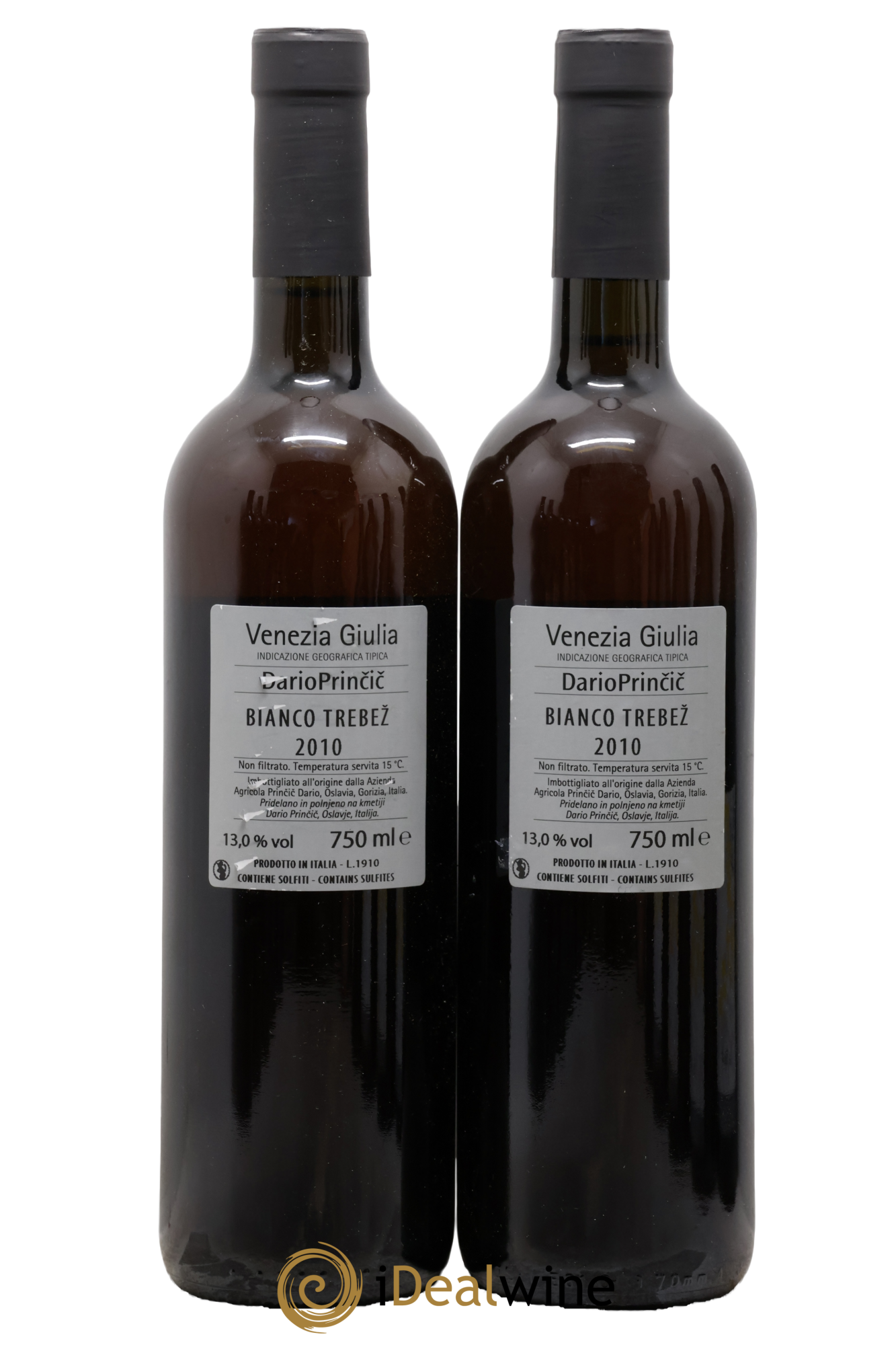IGT Venezia Giulia Bianco Trebez Dario Princic 2010 - Lot of 2 bottles - 1
