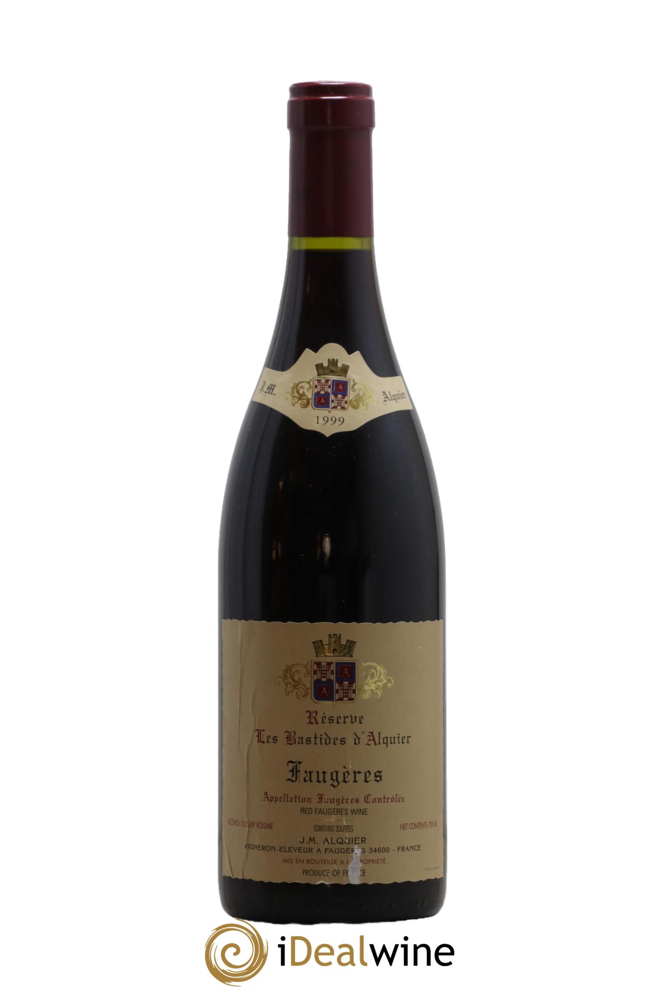 Faugères Domaine Jean-Michel Alquier Les Bastides d'Alquier 1999 - Posten von 1 Flasche - 0