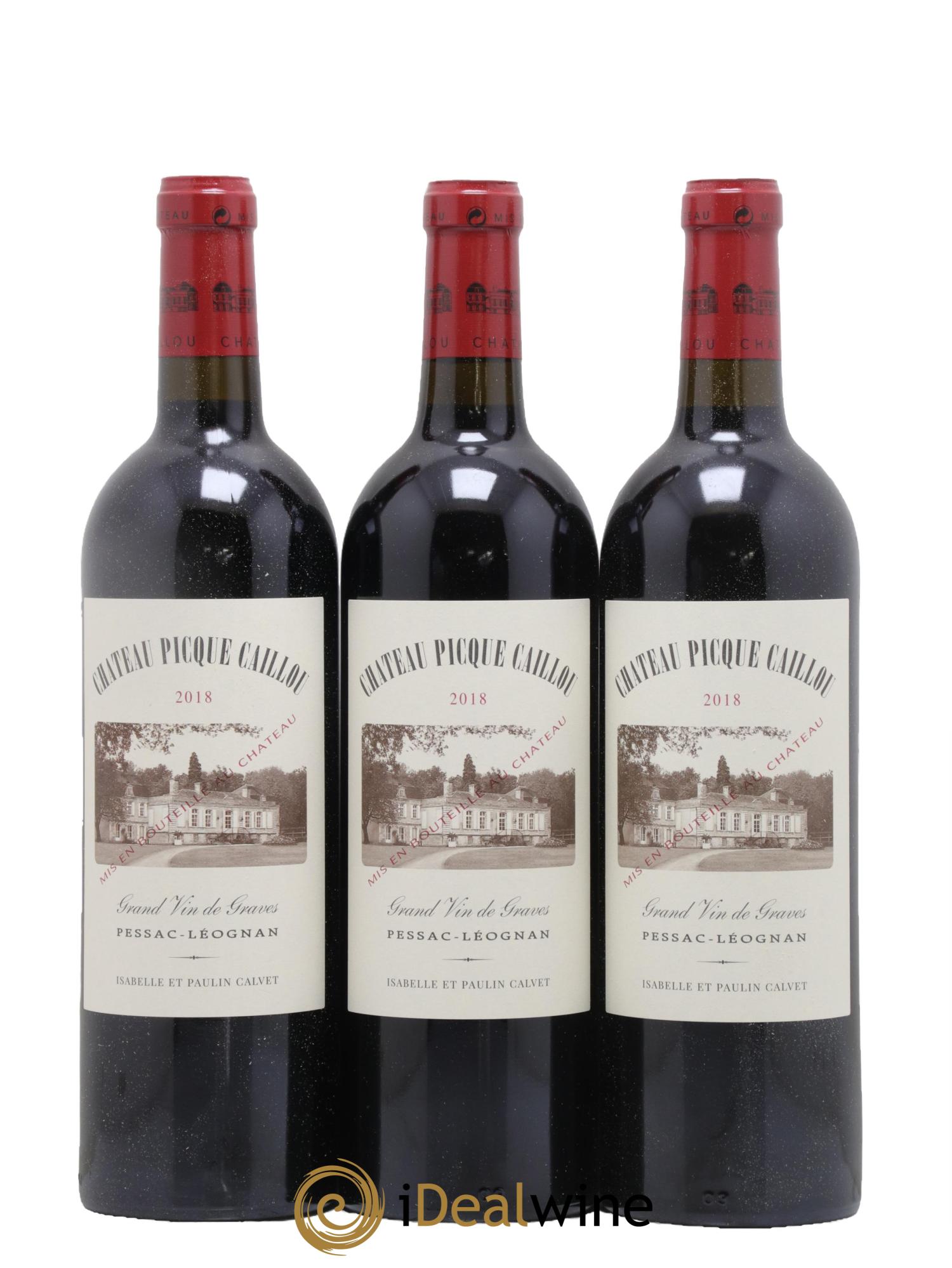 Château Picque Caillou 2018 - Lotto di 6 bottiglie - 1