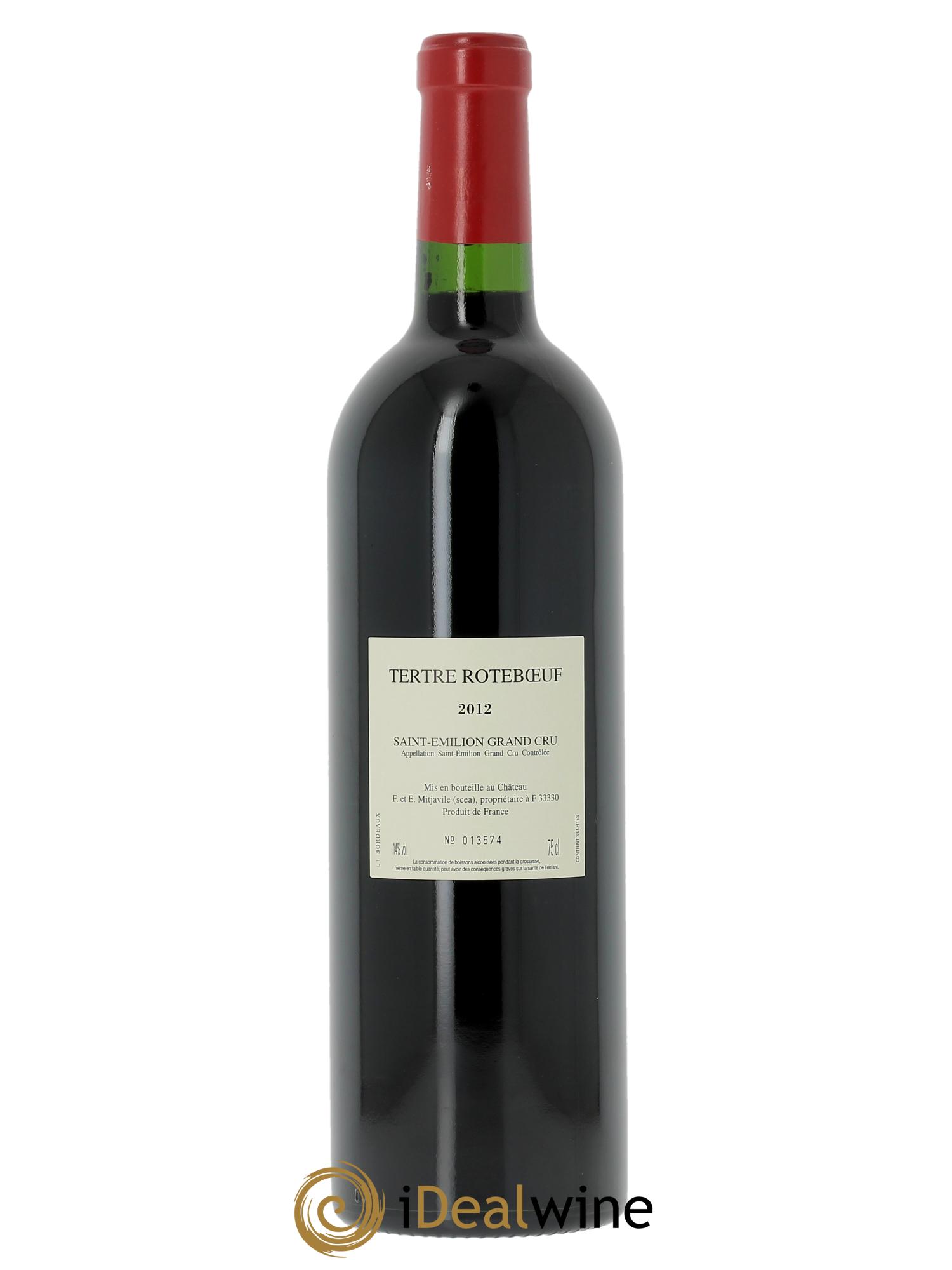 Château Tertre Roteboeuf (CBO à partir de 6 bts) 2012 - Lot de 1 bouteille - 1