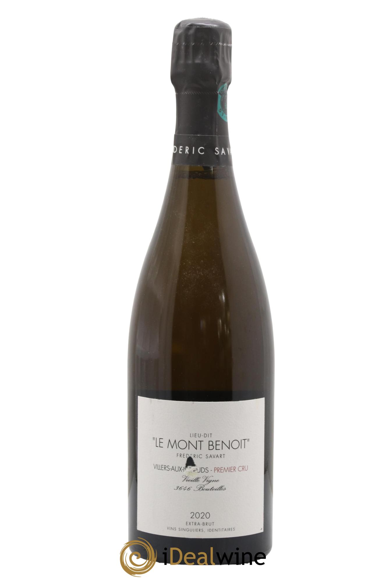 Le Mont Benoit 1er Cru Extra-Brut Vieille Vigne Savart 2020 - Lotto di 1 bottiglia - 0