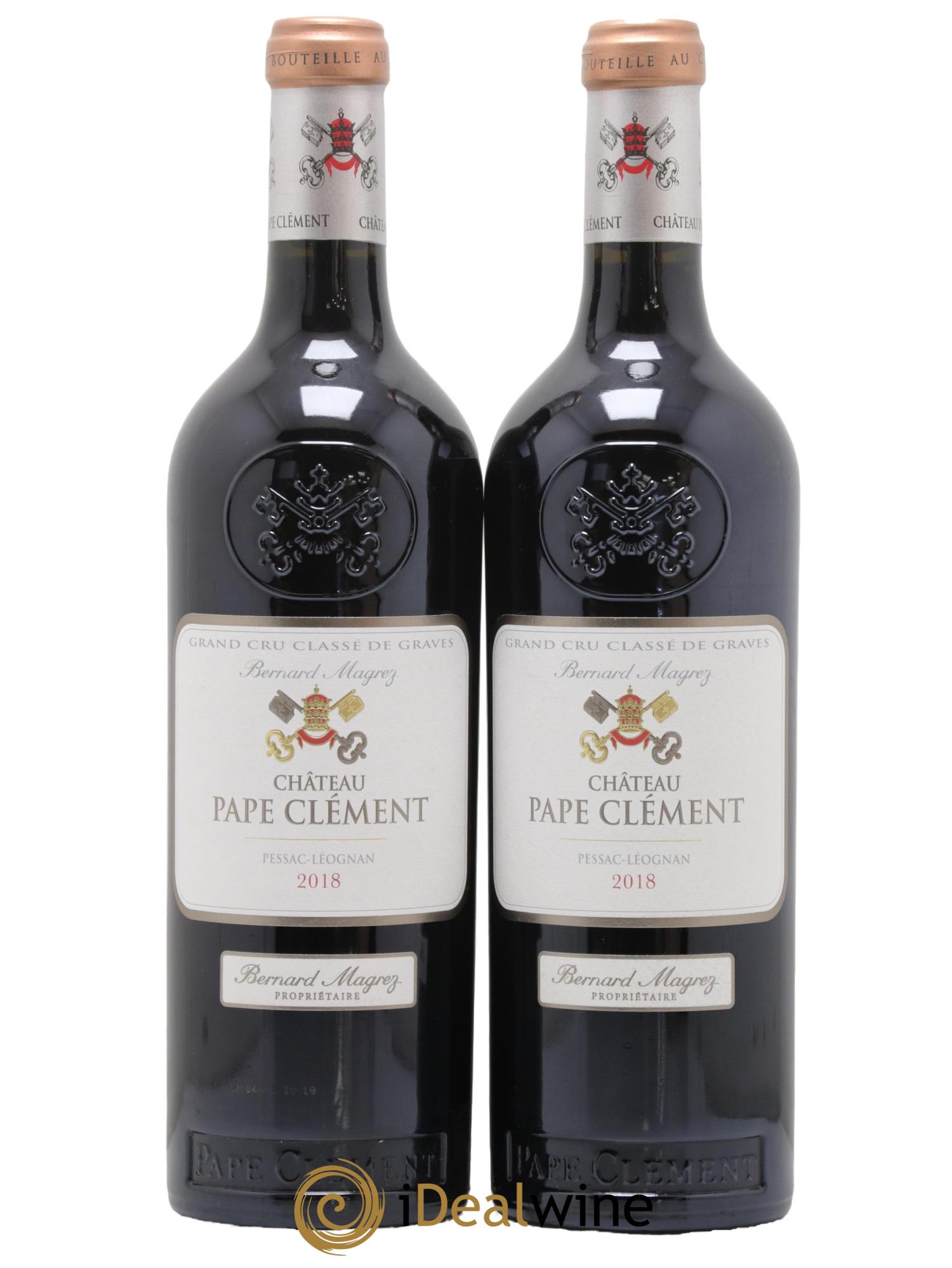 Château Pape Clément Cru Classé de Graves 2018 - Lot de 2 bouteilles - 0