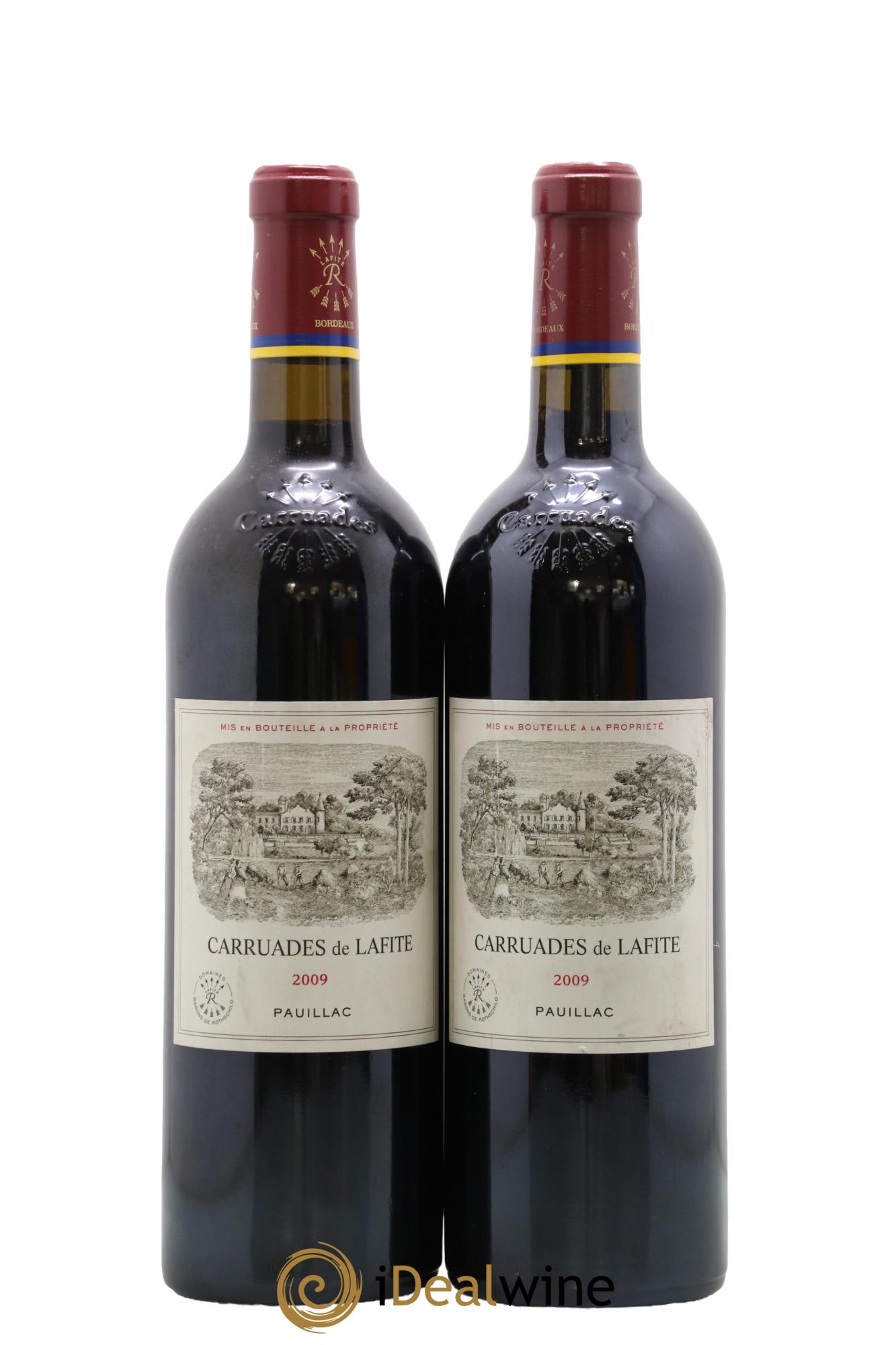 Carruades de Lafite Rothschild Second Vin 2009 - Lot de 2 bouteilles - 0