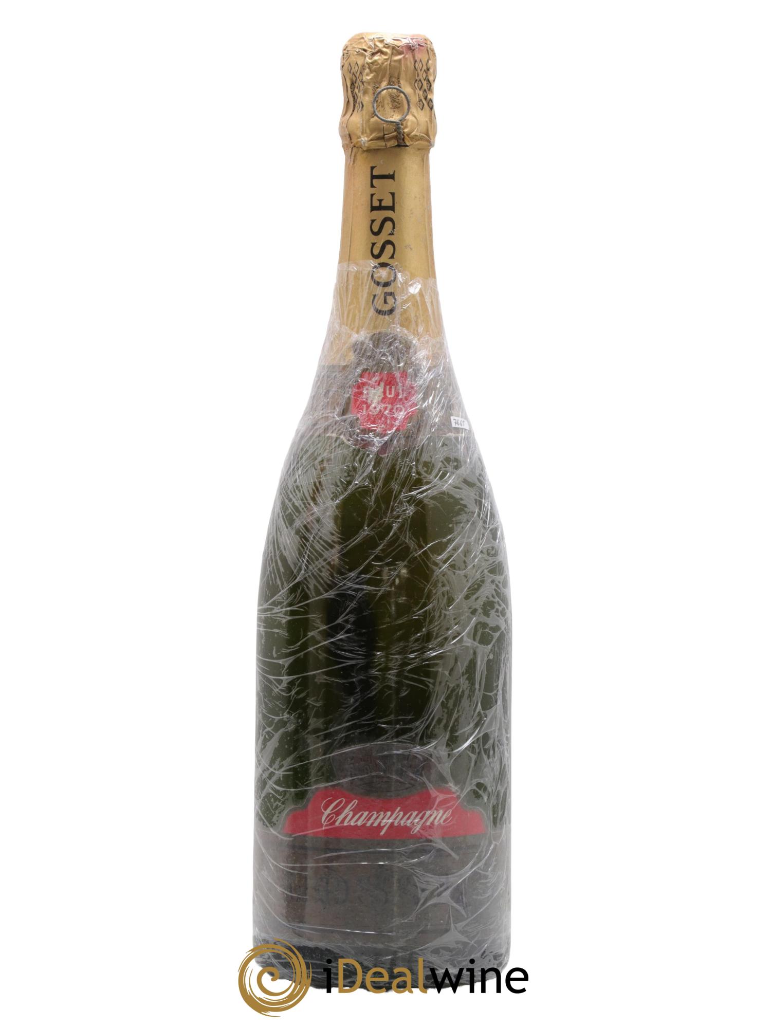 Champagne Vintage Brut Gosset 1970 - Lot de 1 bouteille - 0