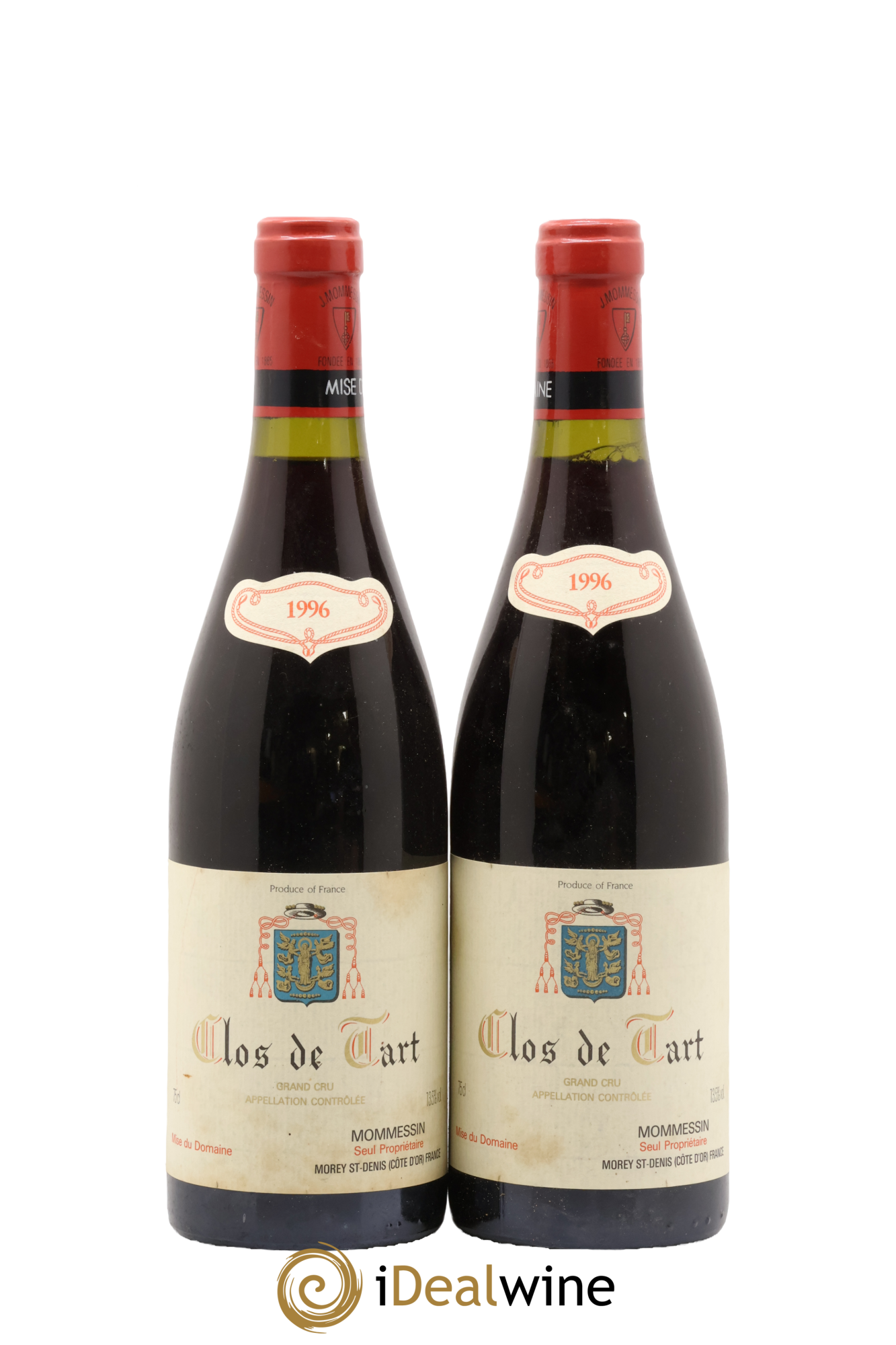Clos de Tart Grand Cru Clos de Tart 1996 - Lot of 2 bottles - 0