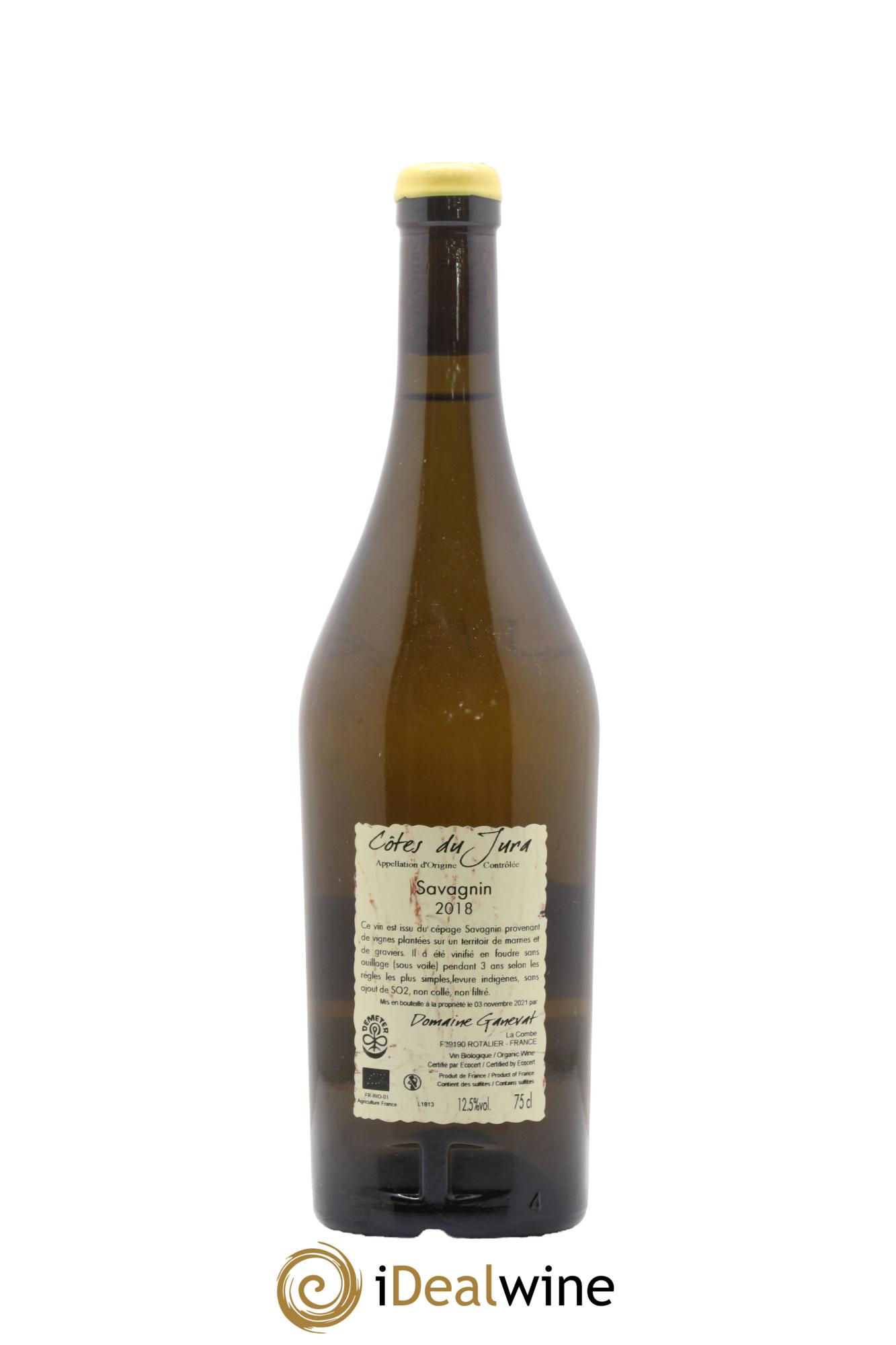 Côtes du Jura Les Grands Teppes Savagnin (sous voile) Jean-François Ganevat (Domaine) 2018 - Lotto di 1 bottiglia - 1