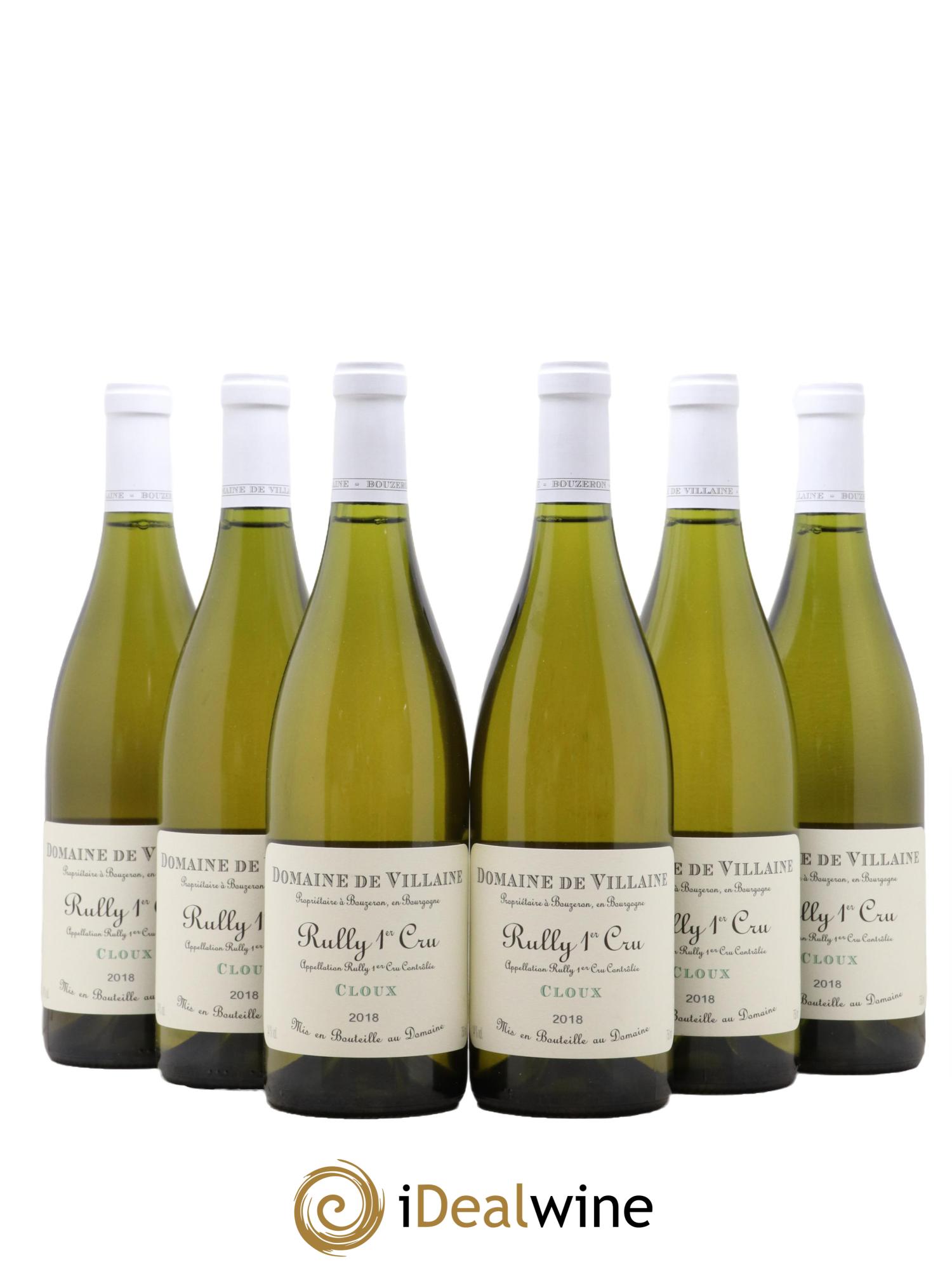 Rully 1er Cru Les Cloux Domaine de Villaine 2018 - Lot de 6 bouteilles - 0