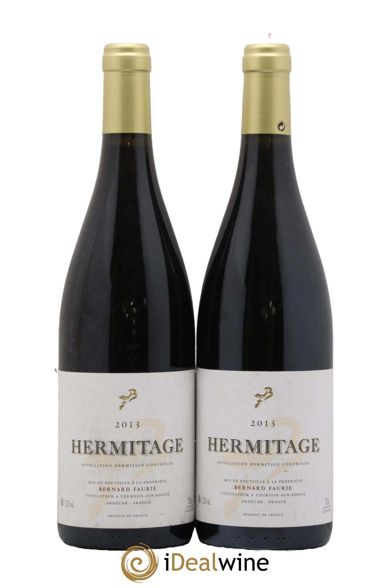 Hermitage Bessards Méal (capsule dorée) Bernard Faurie  2013 - Lot de 2 bouteilles - 0