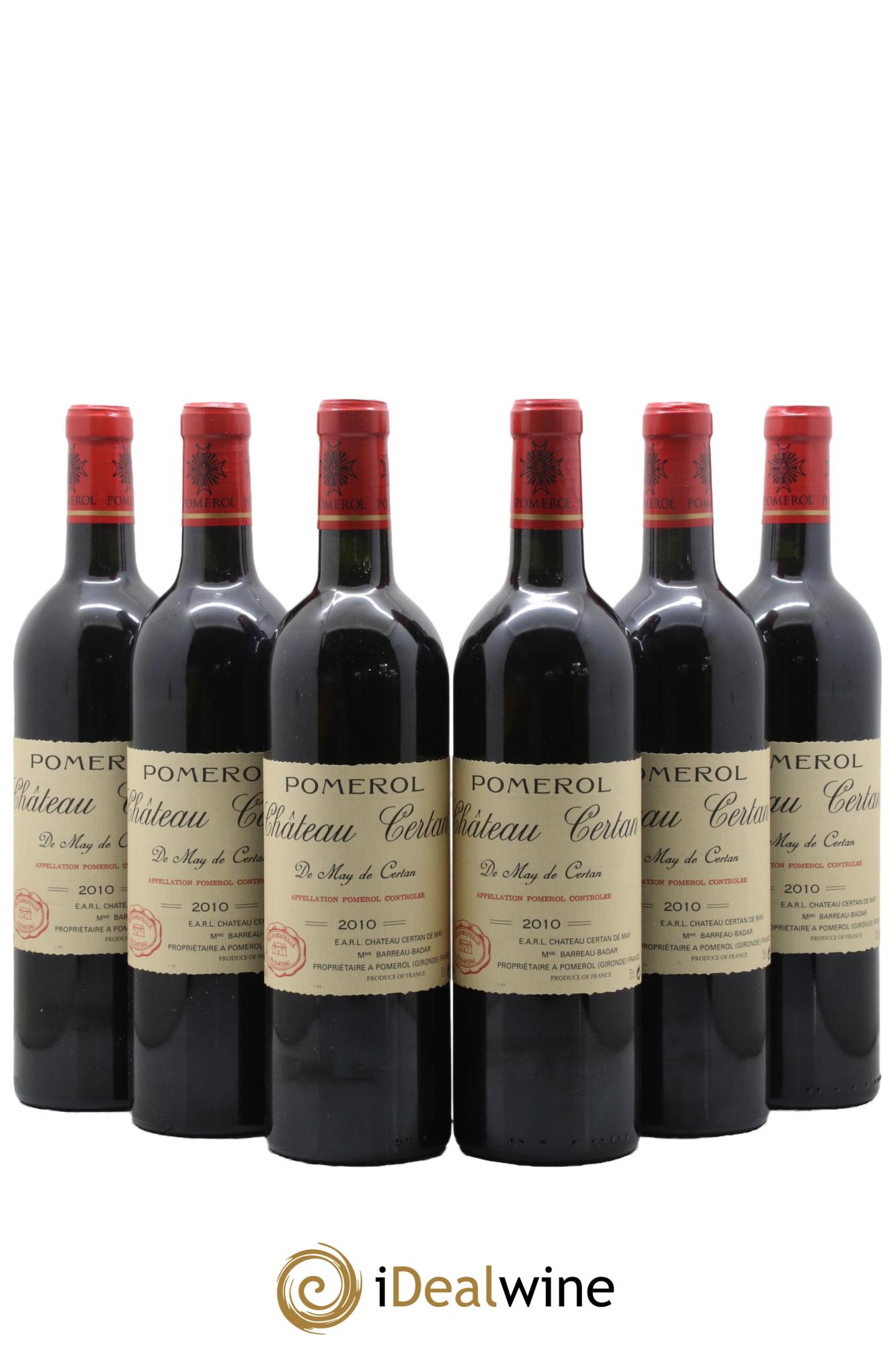 Château Certan de May 2010 - Lotto di 6 bottiglie - 0