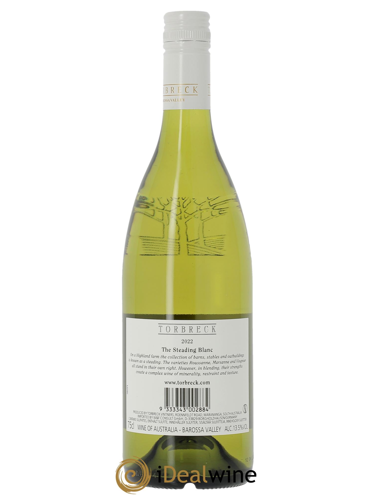Barossa Valley Torbreck The Steading  2022 - Lot de 1 bouteille - 1