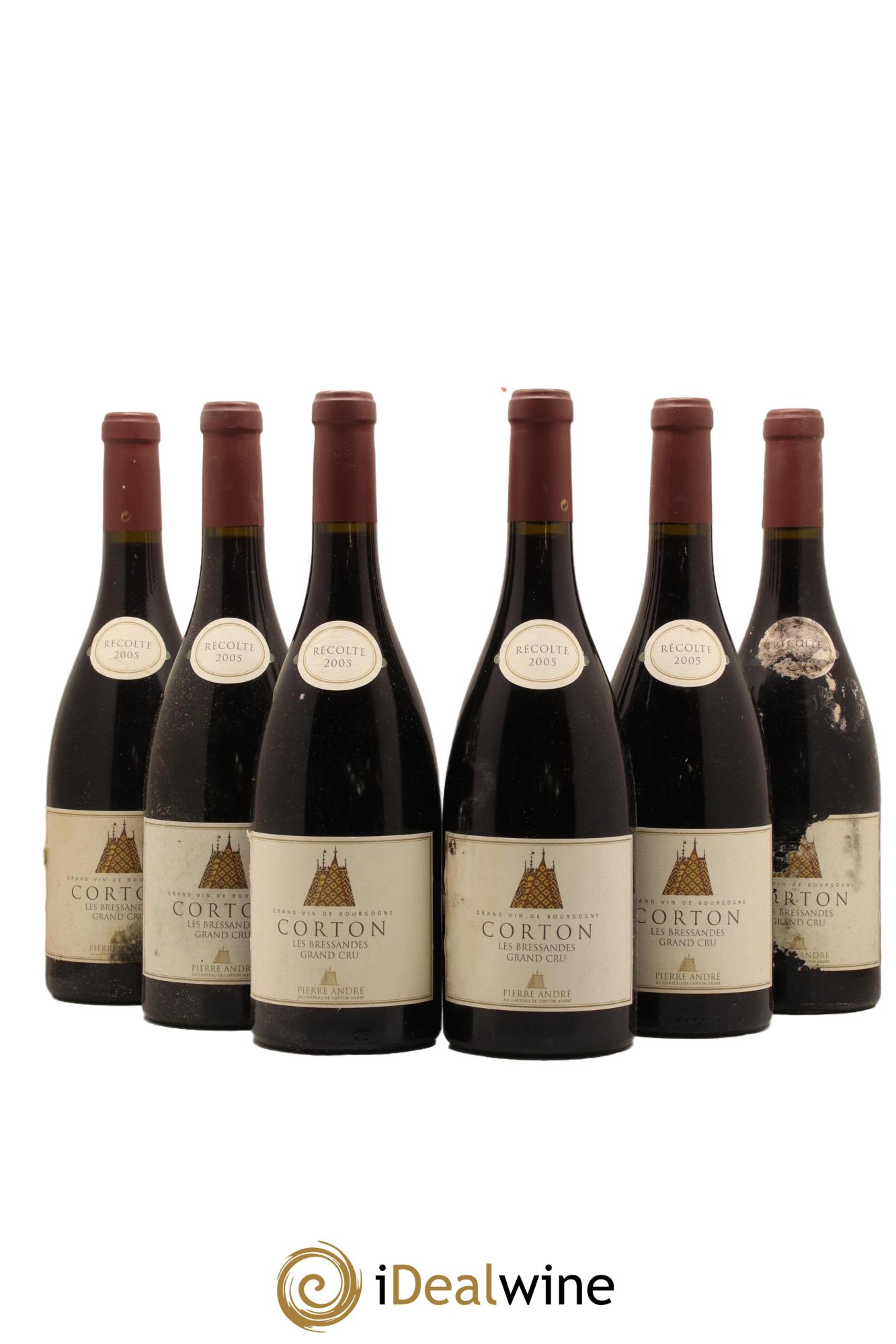 Corton Grand Cru Les Bressandes Maison Pierre Andre 2005 - Lot de 6 bouteilles - 0