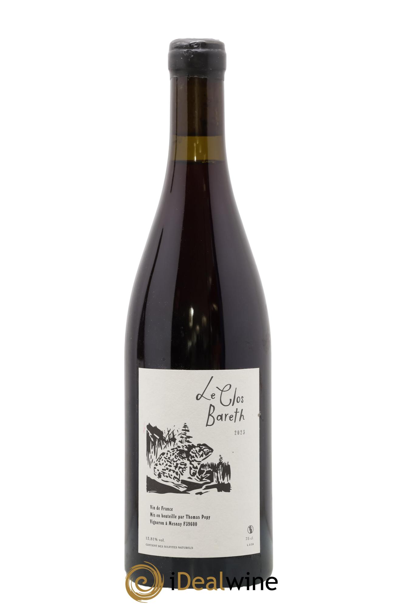 Vin de France Clos Bareth Thomas Popy 2023 - Lot of 1 bottle - 0
