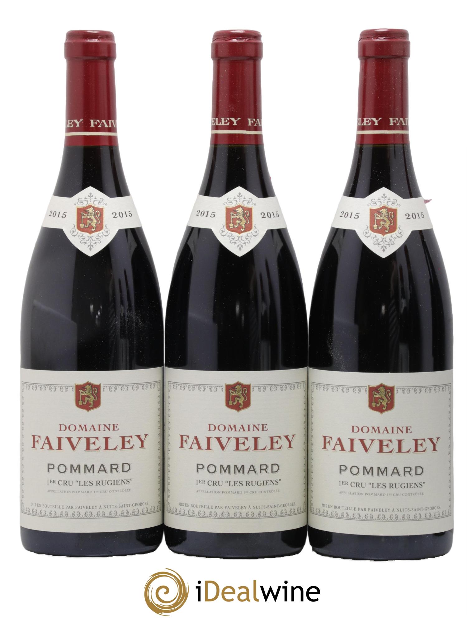 Pommard 1er Cru Les Rugiens Domaine Faiveley 2015 - Lot de 6 bouteilles - 1