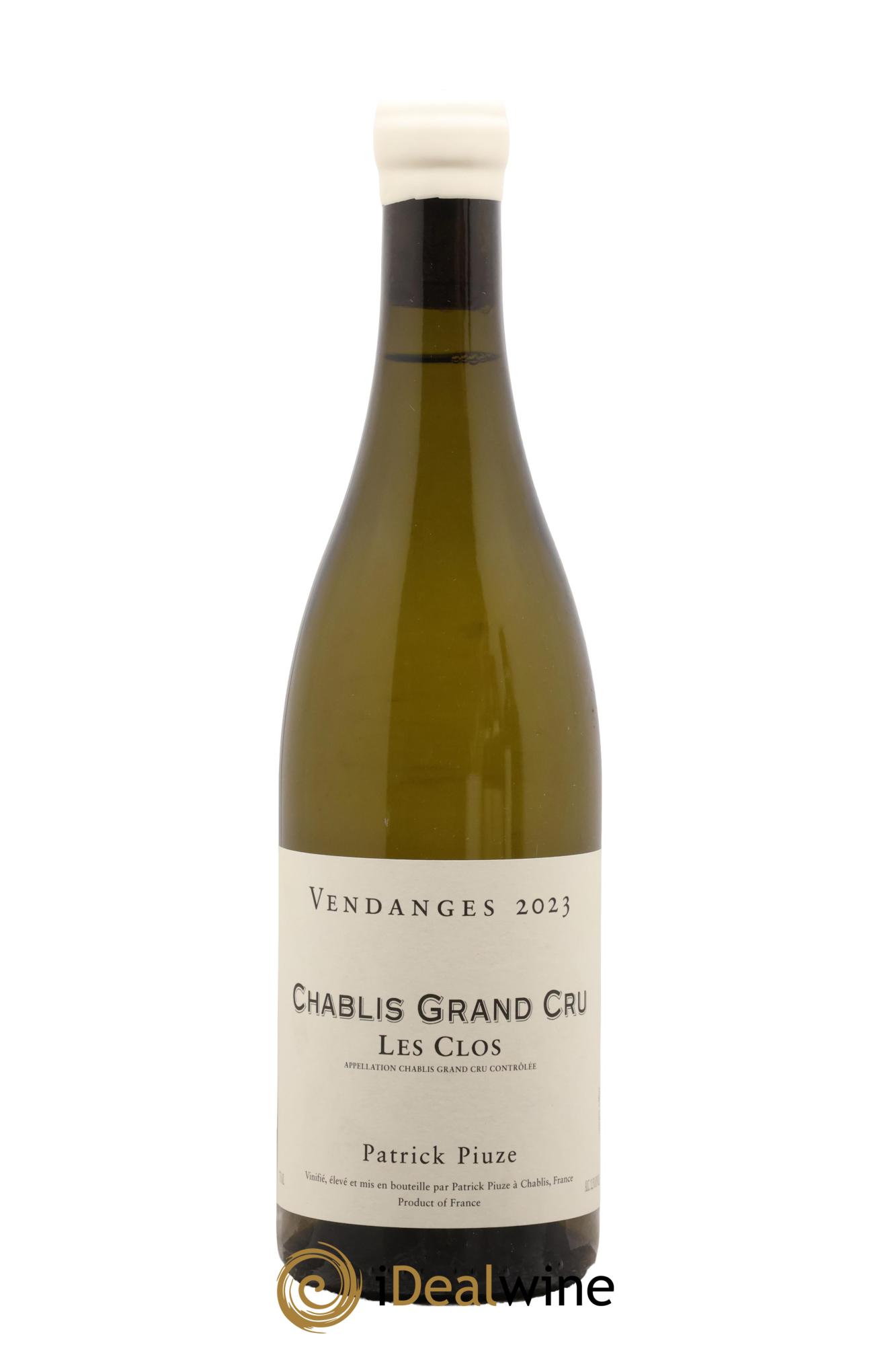 Chablis Grand Cru Les Clos Patrick Piuze (Domaine) 2023 - Posten von 1 Flasche - 0