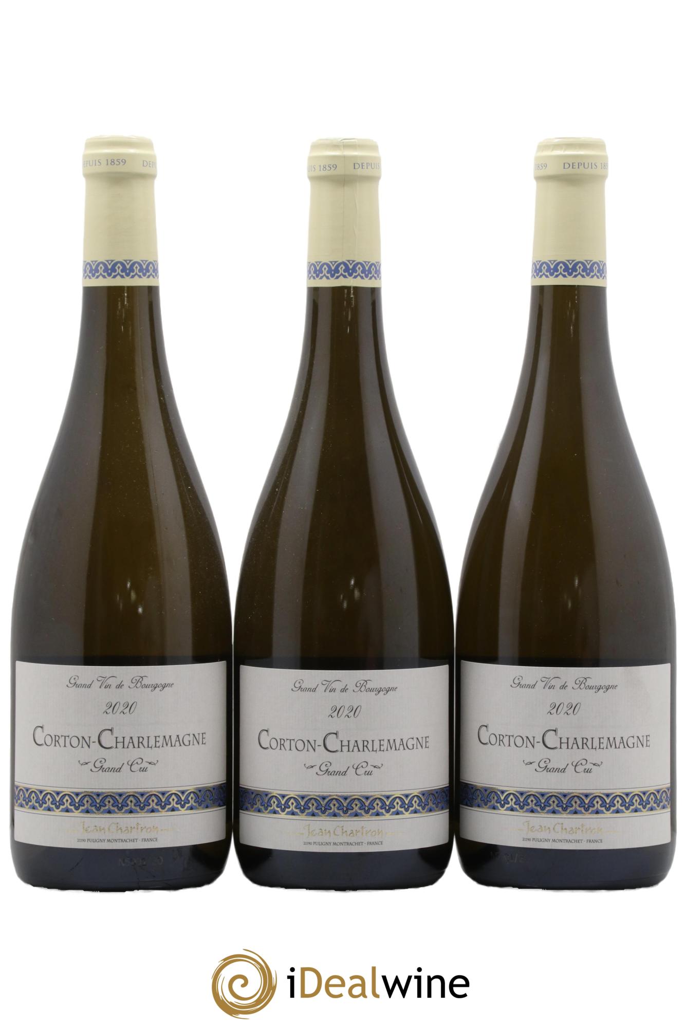 Corton-Charlemagne Grand Cru Jean Chartron (Domaine) 2020 - Lot de 3 bouteilles - 0