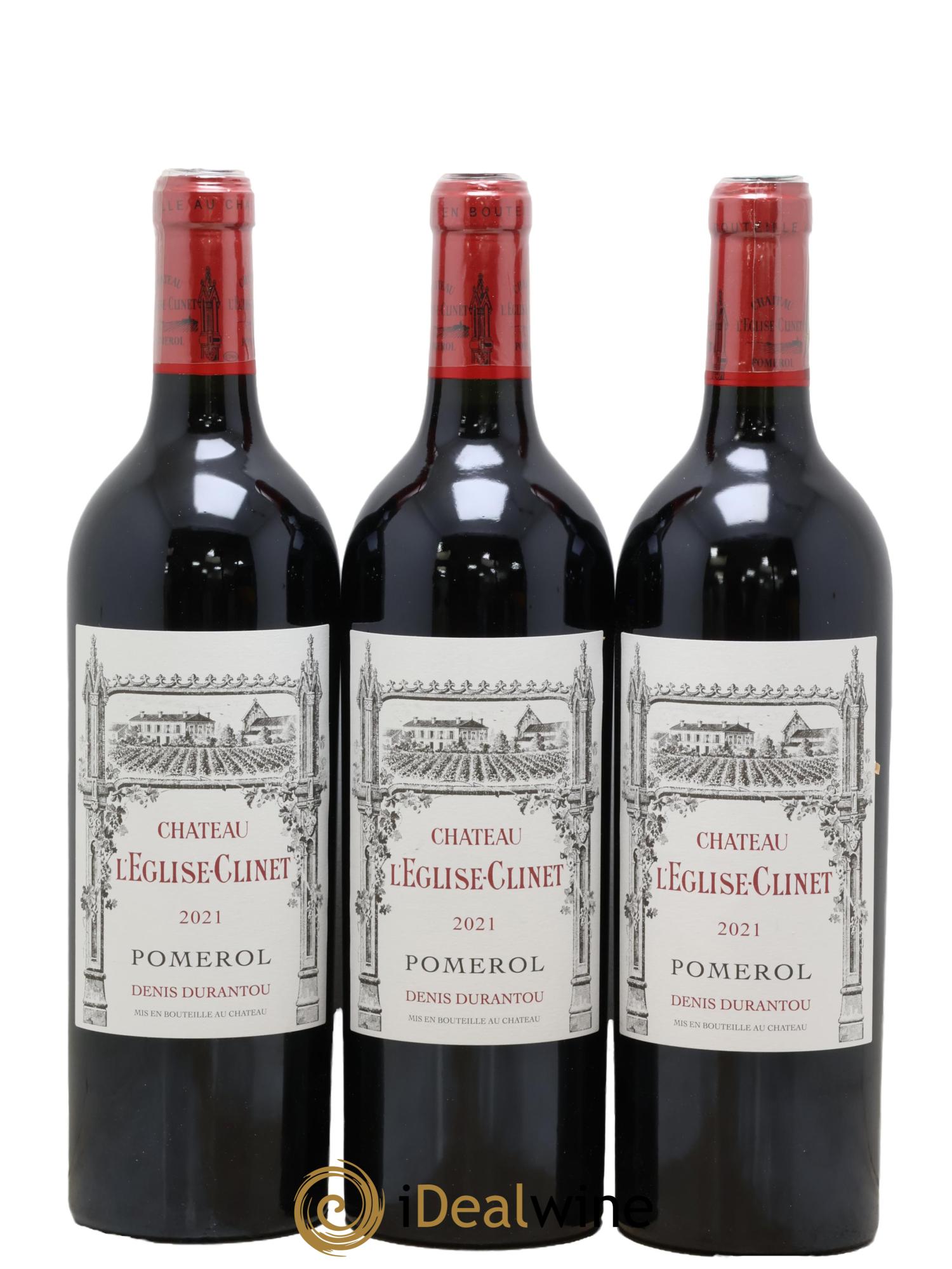 Château l' Église Clinet 2021 - Lot de 3 bouteilles - 0
