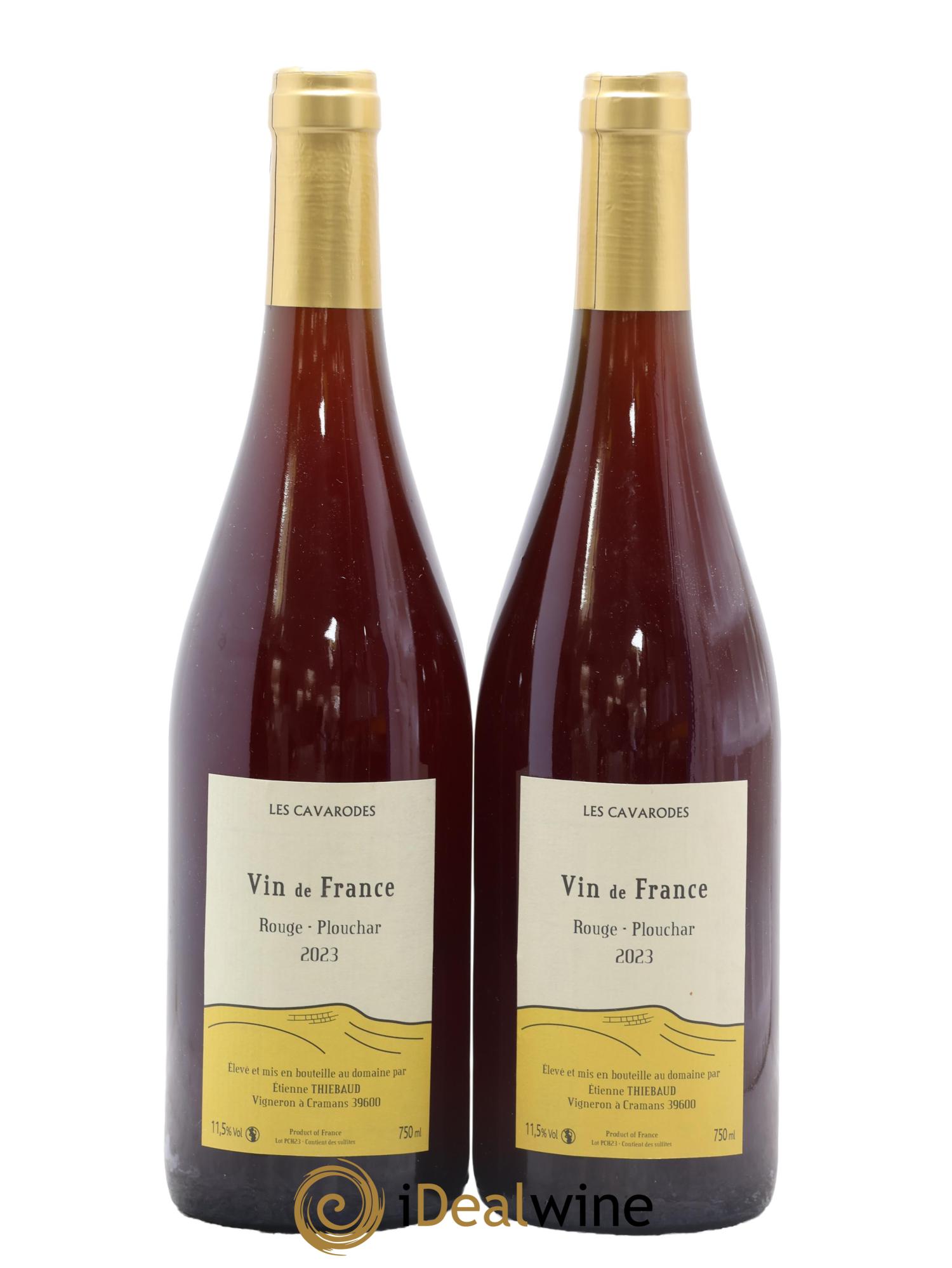 Vin de France Plouchard Etienne Thiebaud Domaine Des Cavarodes 2023 - Lot de 2 bouteilles - 0