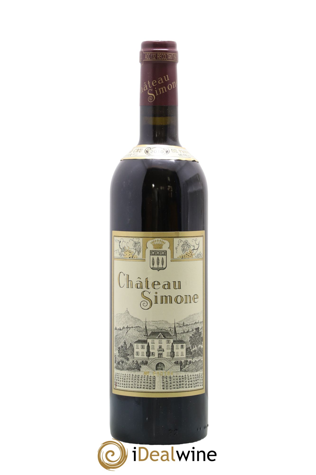 Palette Château Simone Famille Rougier 2010 - Lot of 1 bottle - 0