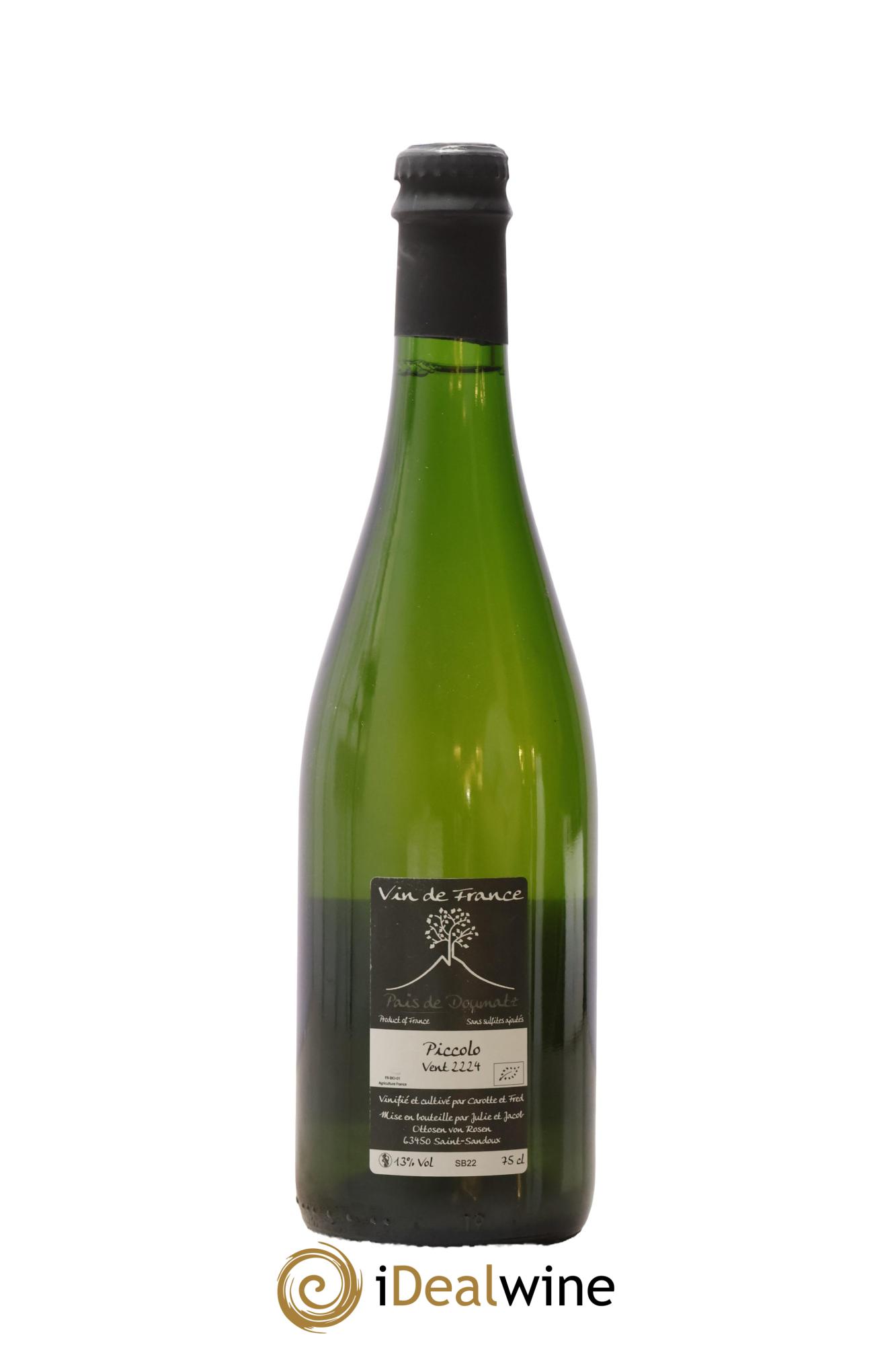 Vin de France Piccolo Vignoble de l'Arbre Blanc 2022 - Lot de 1 bouteille - 1