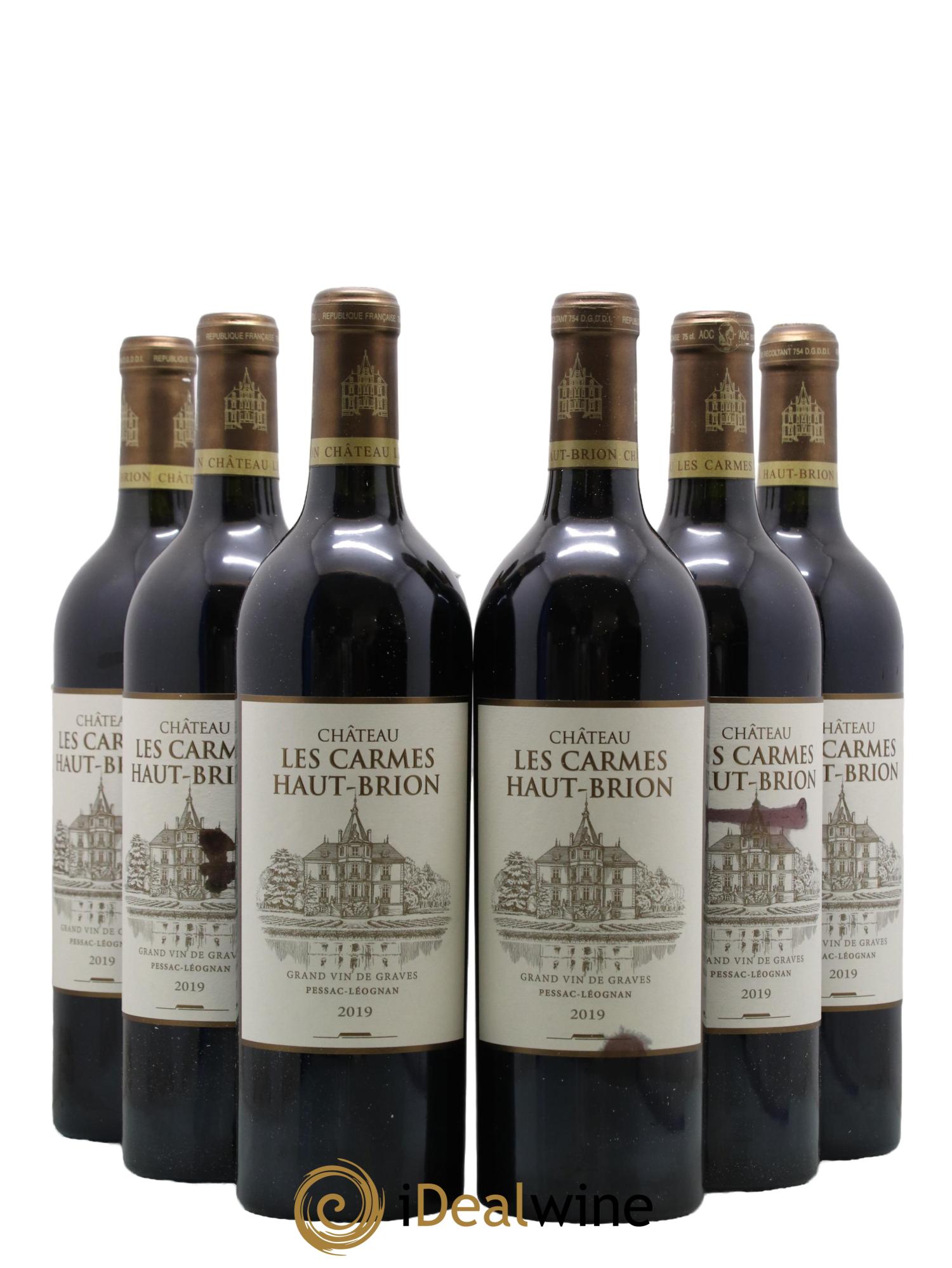 Château Les Carmes Haut-Brion 2019 - Lot de 6 bouteilles - 0